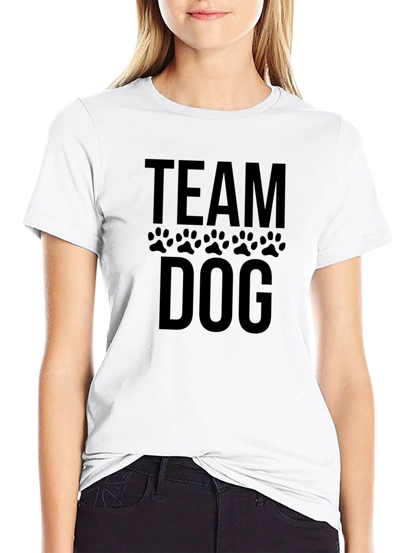 Camiseta Negra Team Dog