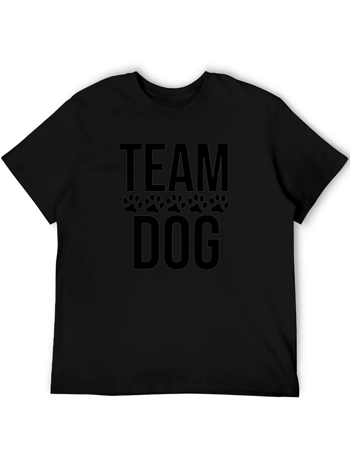 Camiseta Negra Team Dog