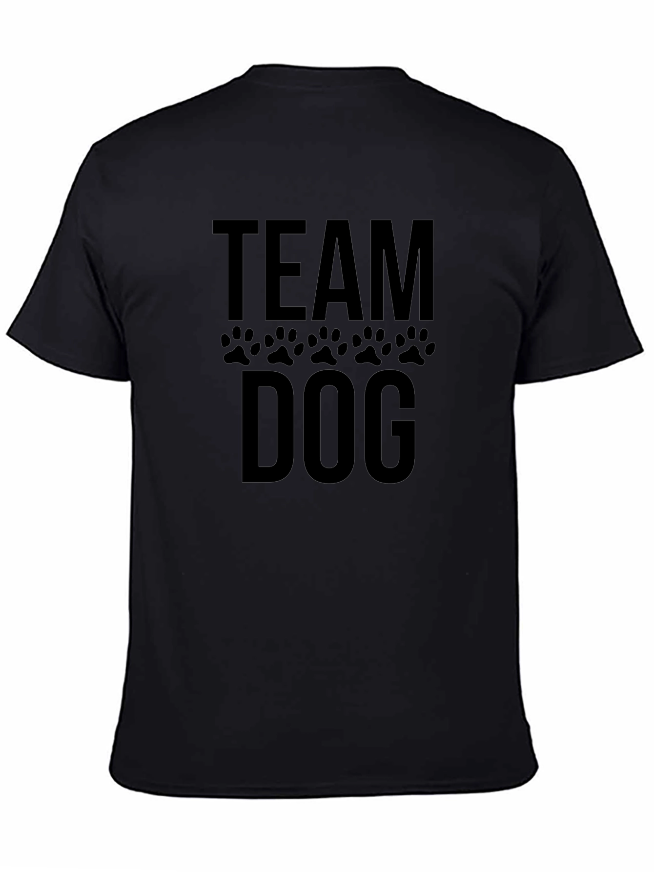 Camiseta Negra Team Dog