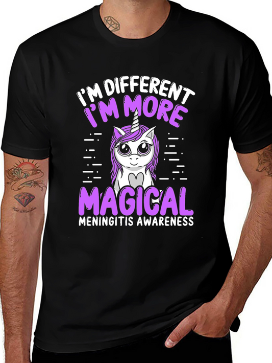Meningitis Awareness Unicorn Tee