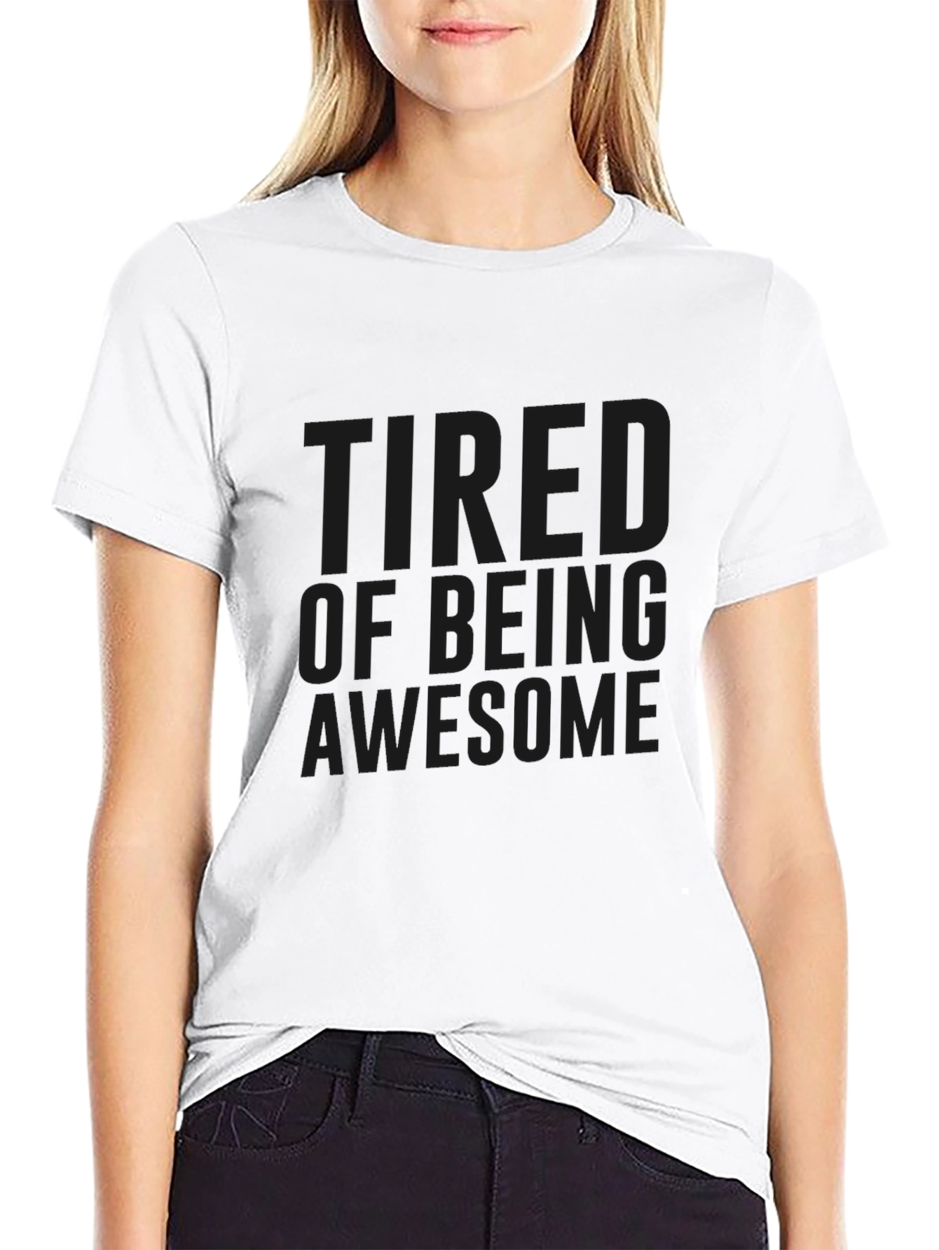 Camiseta Negra: Cansado de Ser Asombroso