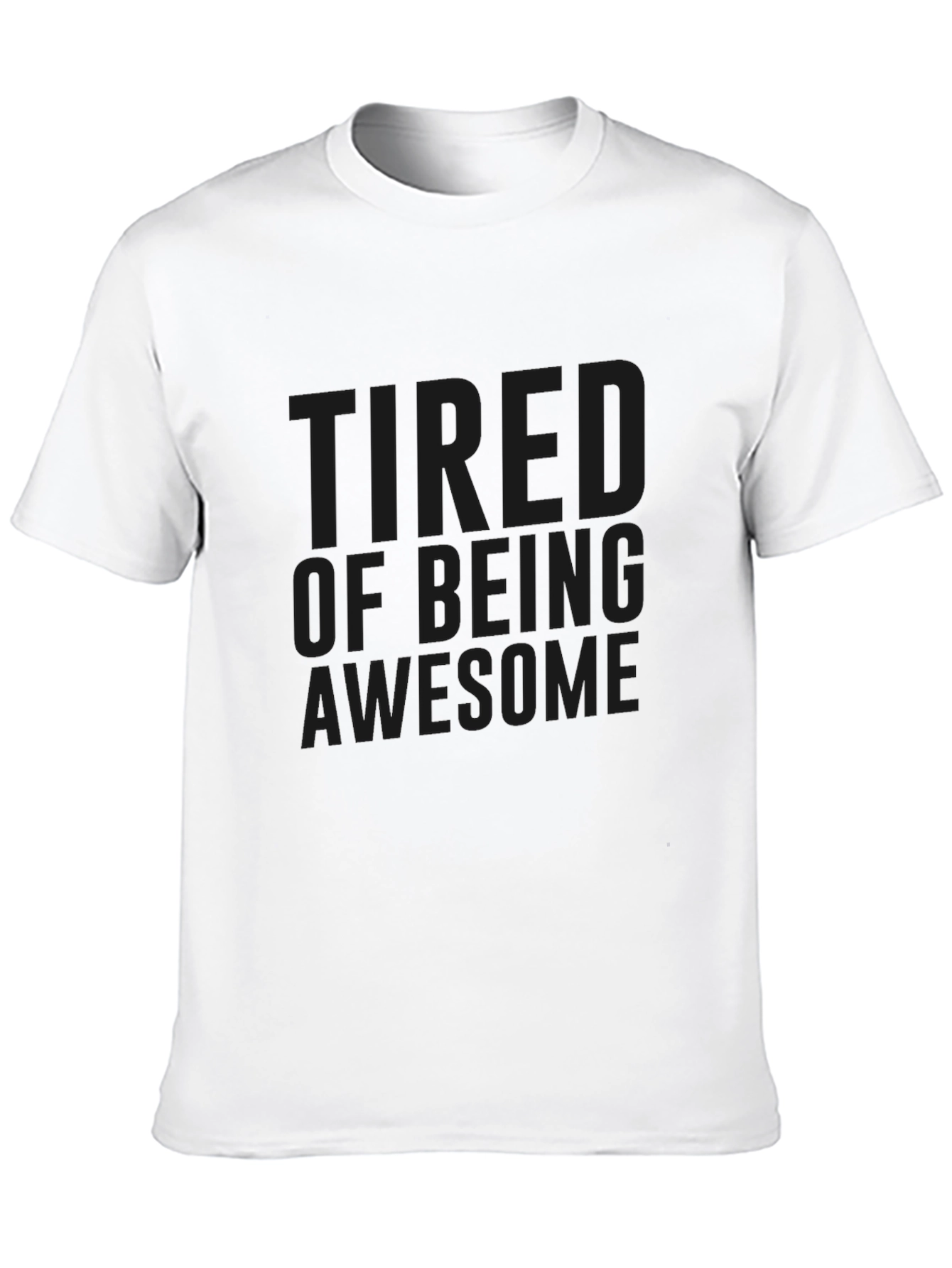 Camiseta Negra: Cansado de Ser Asombroso