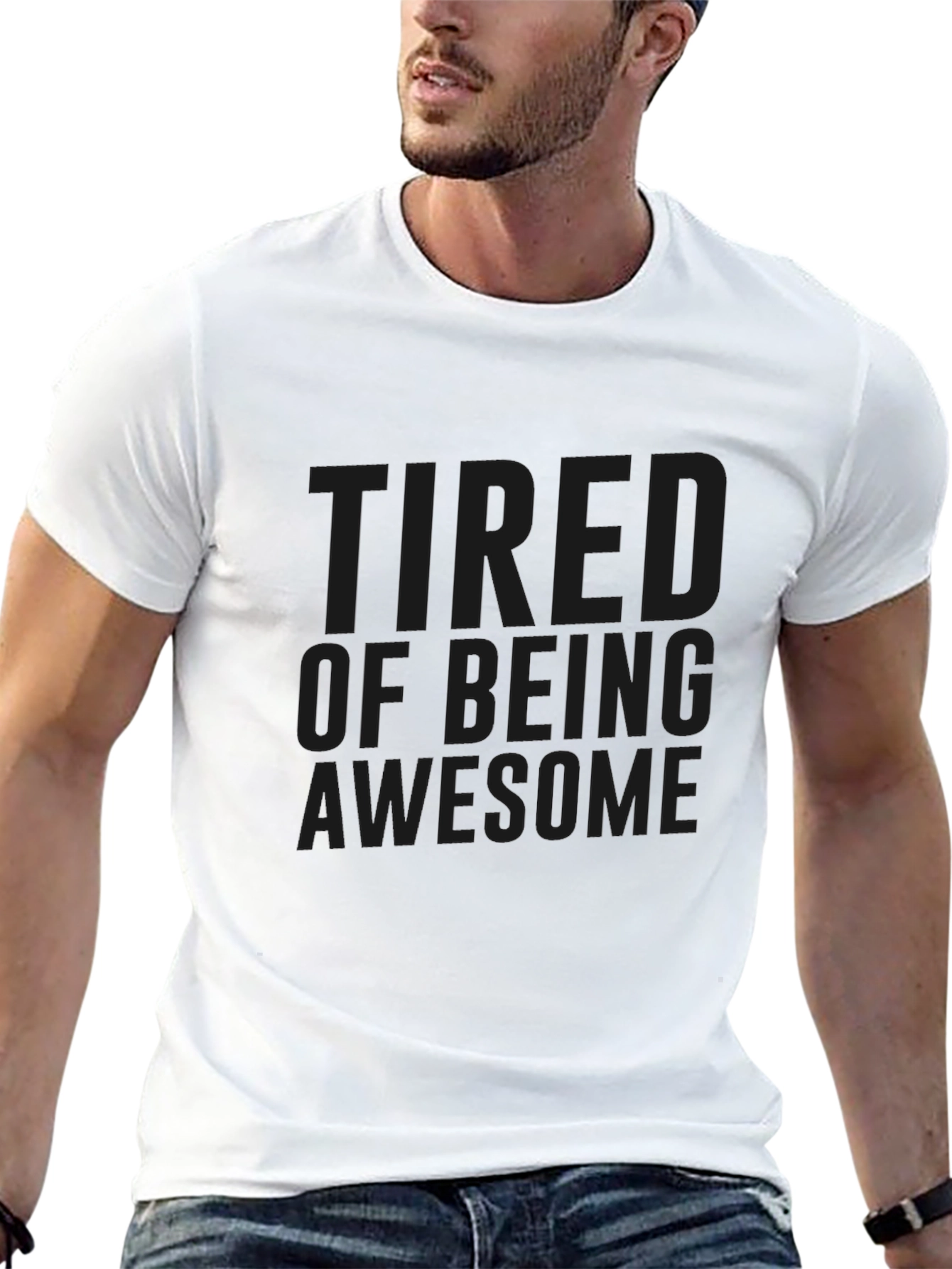 Camiseta Negra: Cansado de Ser Asombroso