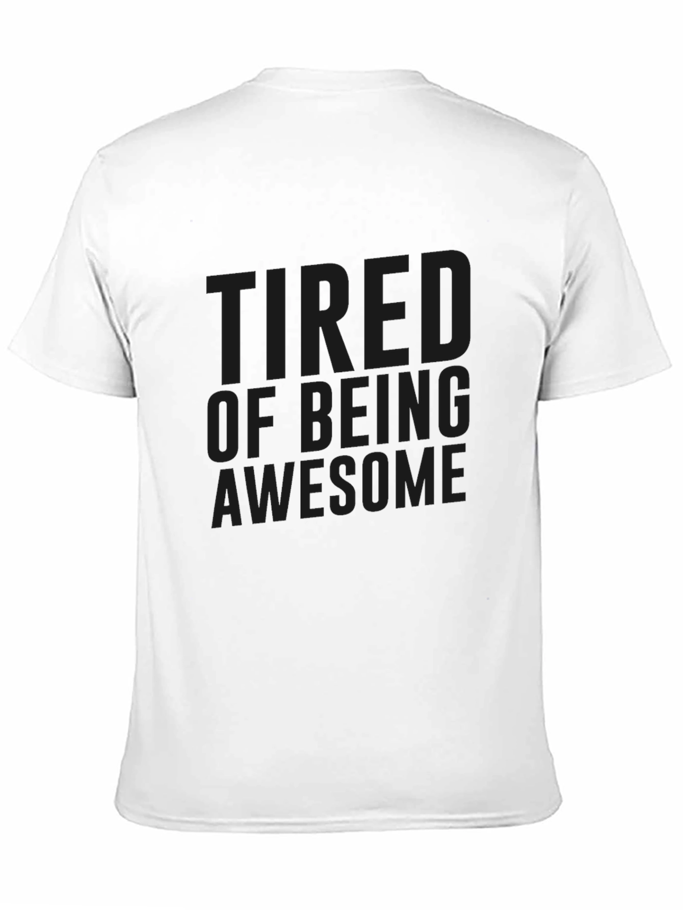 Camiseta Negra: Cansado de Ser Asombroso