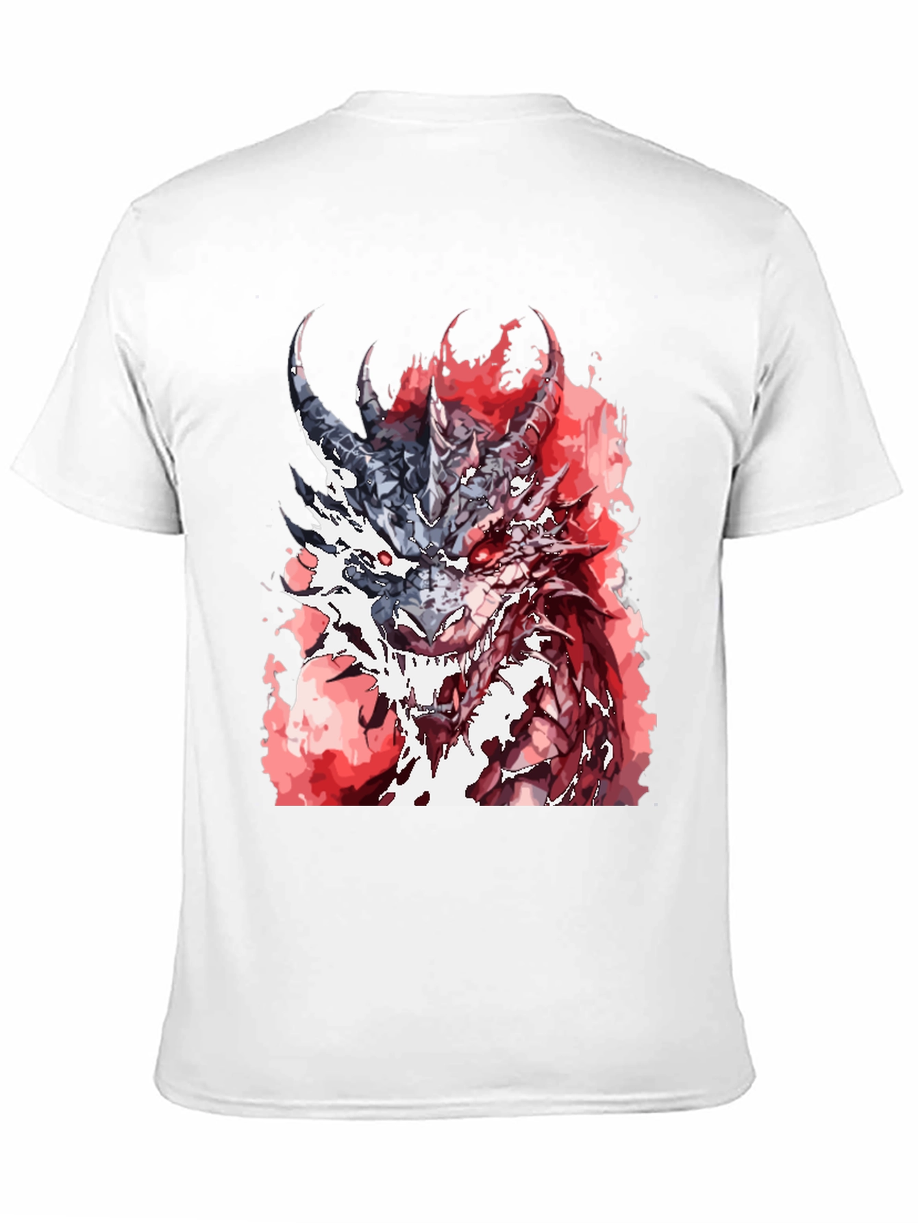 Camiseta Dragón Rojo Fuego - Diseño Imponente