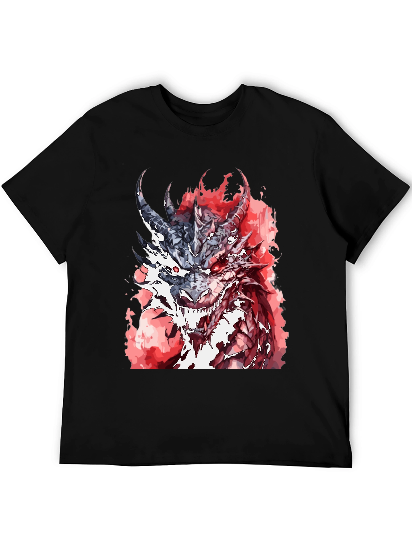 Camiseta Dragón Rojo Fuego - Diseño Imponente