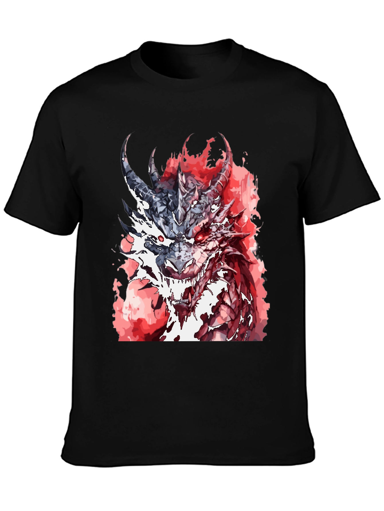 Camiseta Dragón Rojo Fuego - Diseño Imponente