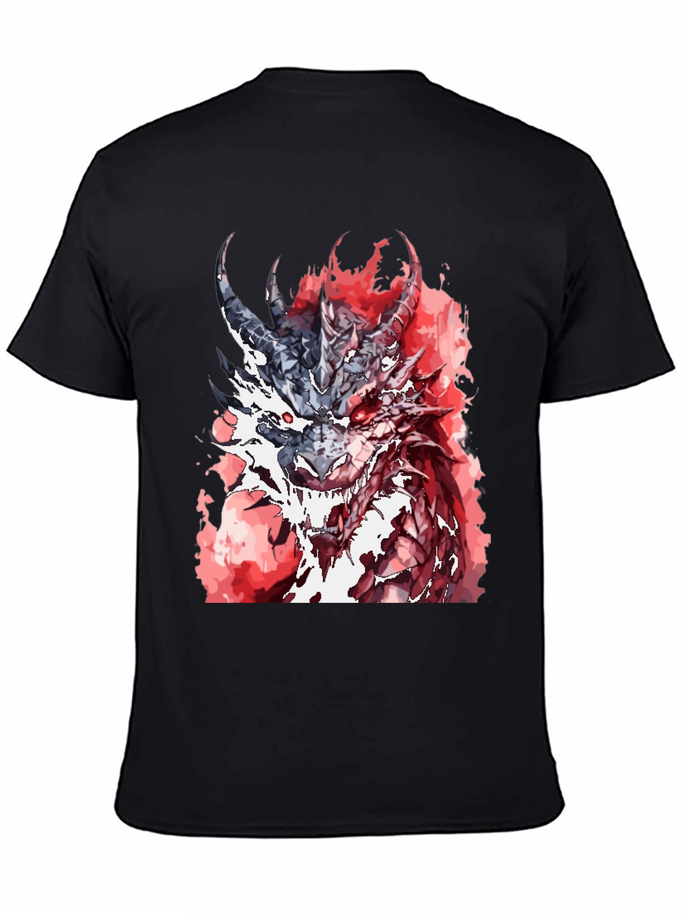 Camiseta Dragón Rojo Fuego - Diseño Imponente
