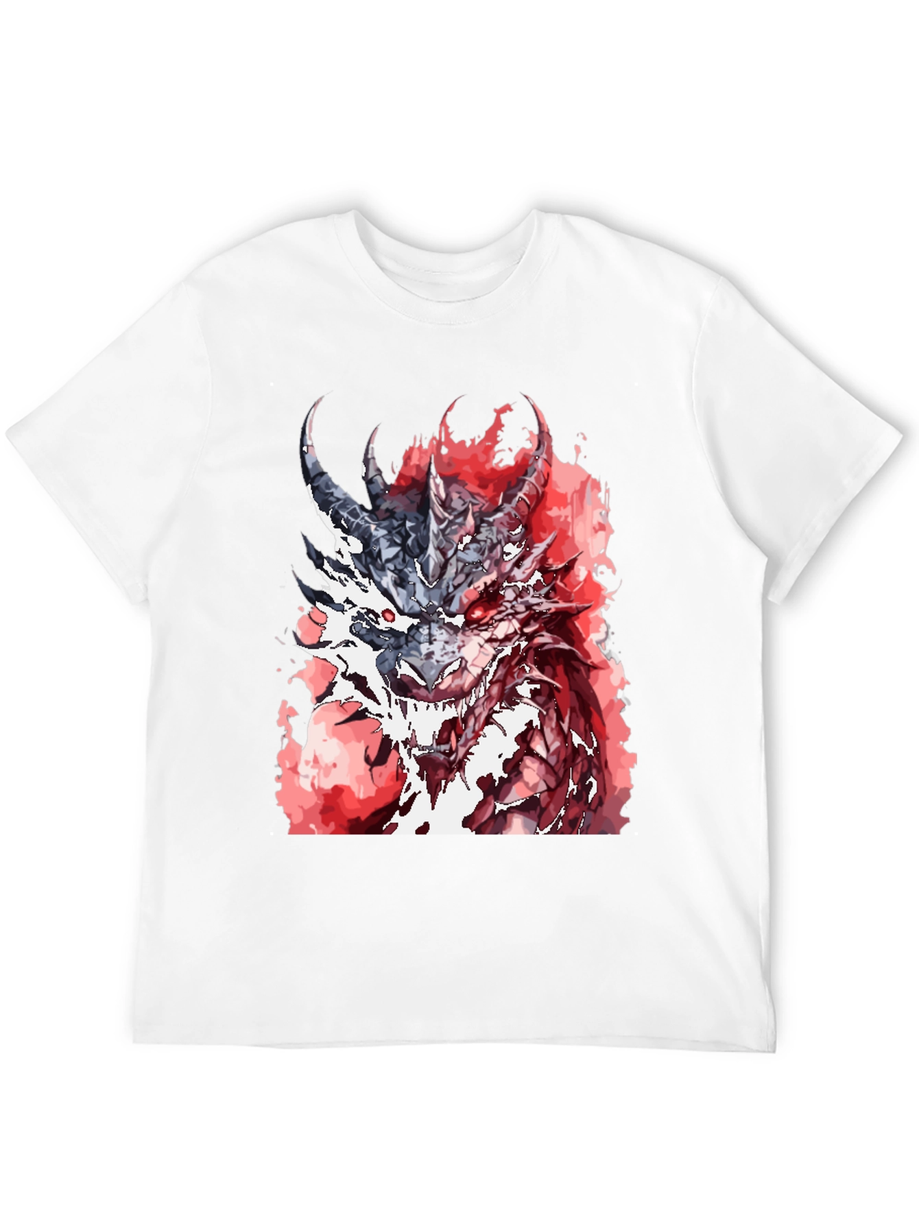 Camiseta Dragón Rojo Fuego - Diseño Imponente