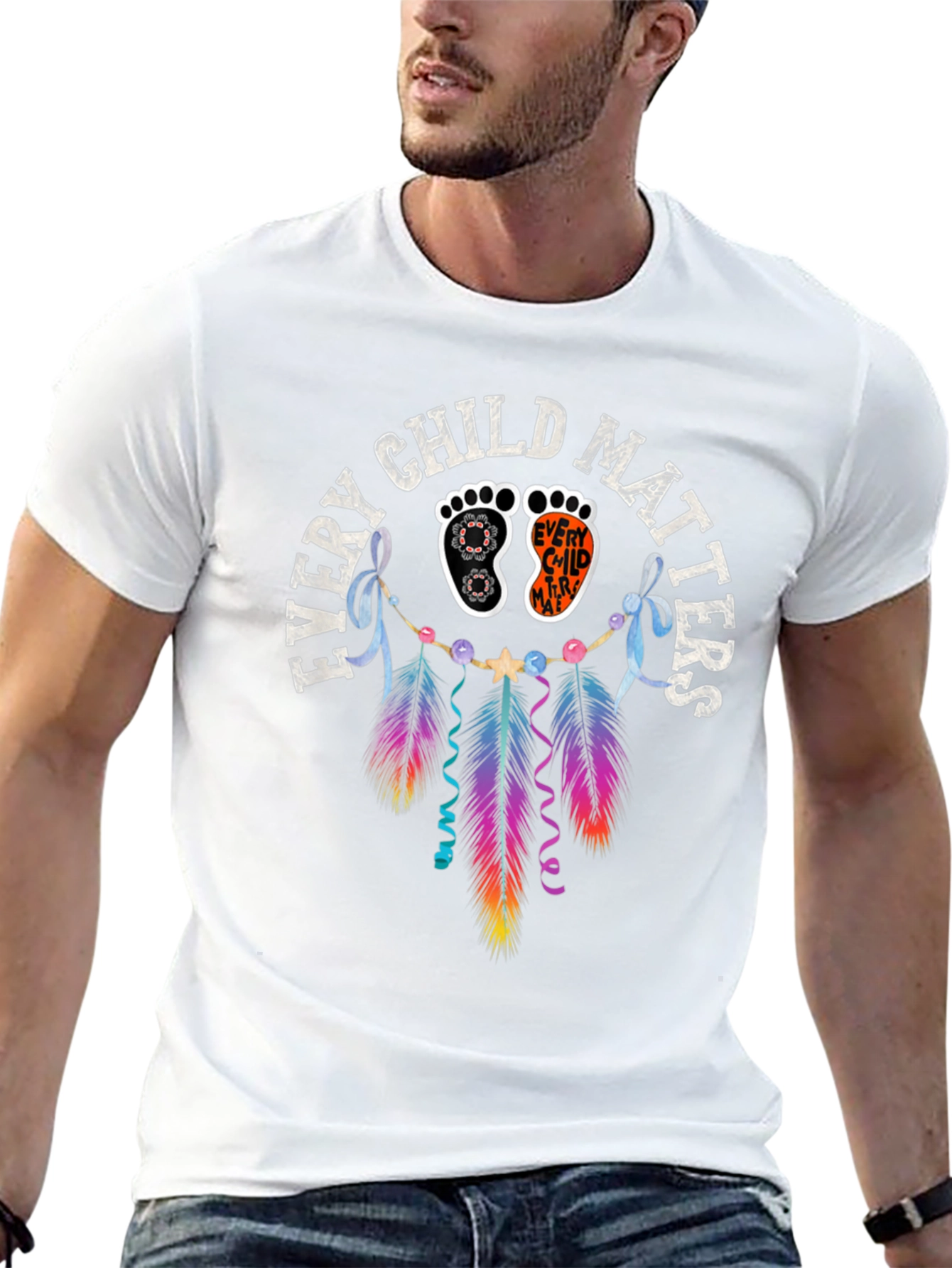 Camiseta Every Child Matters Diseño de Pies