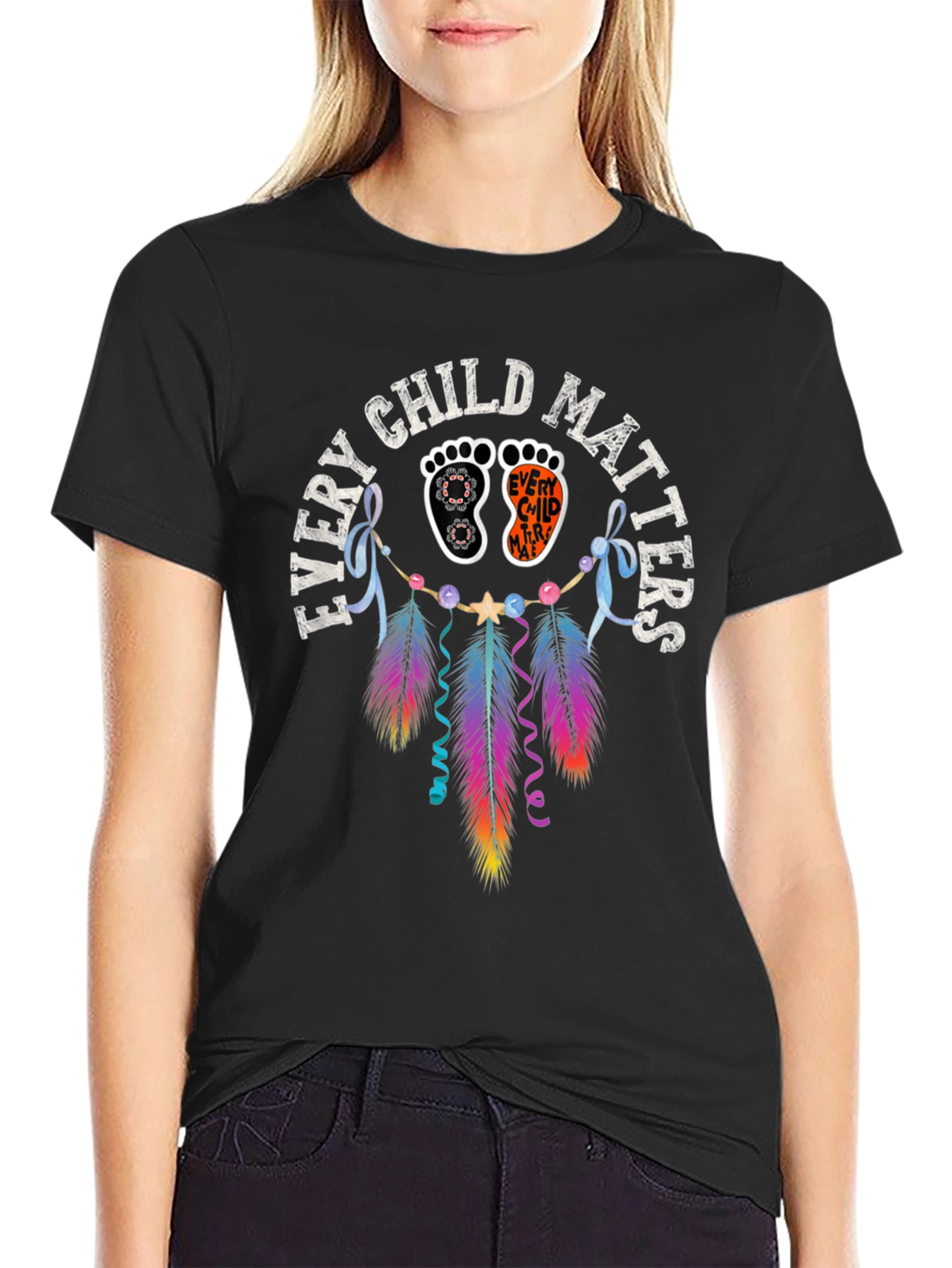 Camiseta Every Child Matters Diseño de Pies