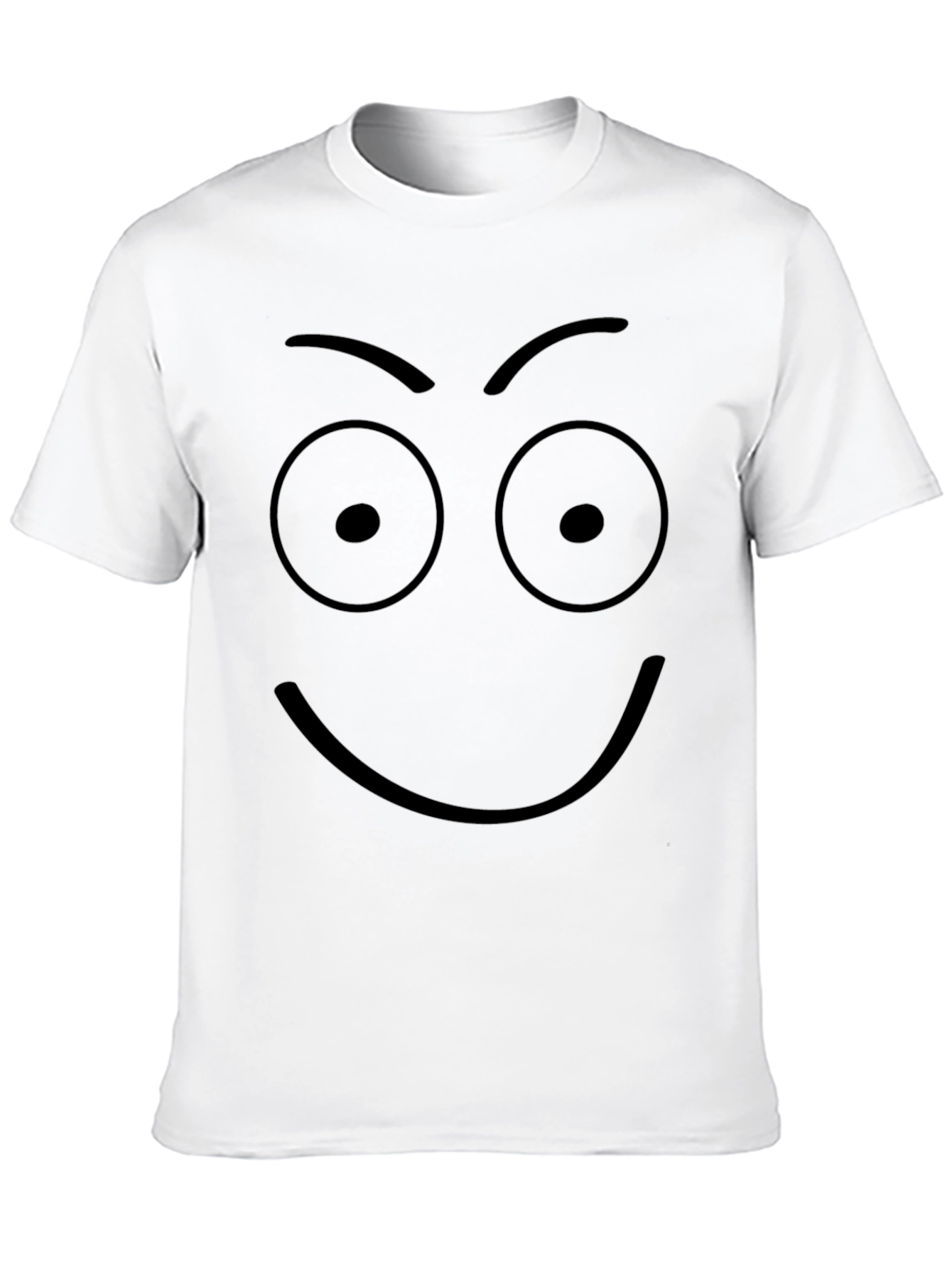 Camiseta Negra con Cara Sonriente