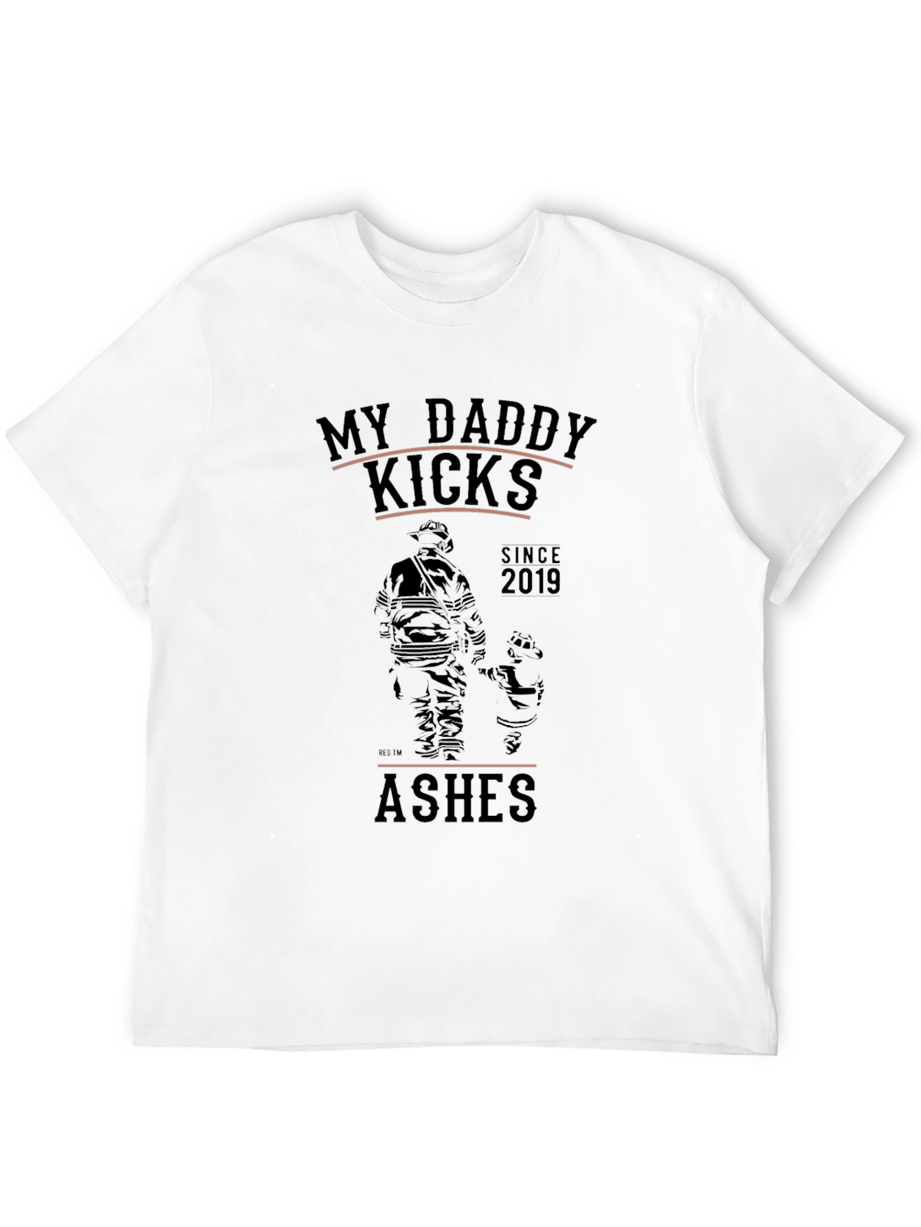 Camiseta Negra: Mi Papá Kicks Ashes Desde 2019
