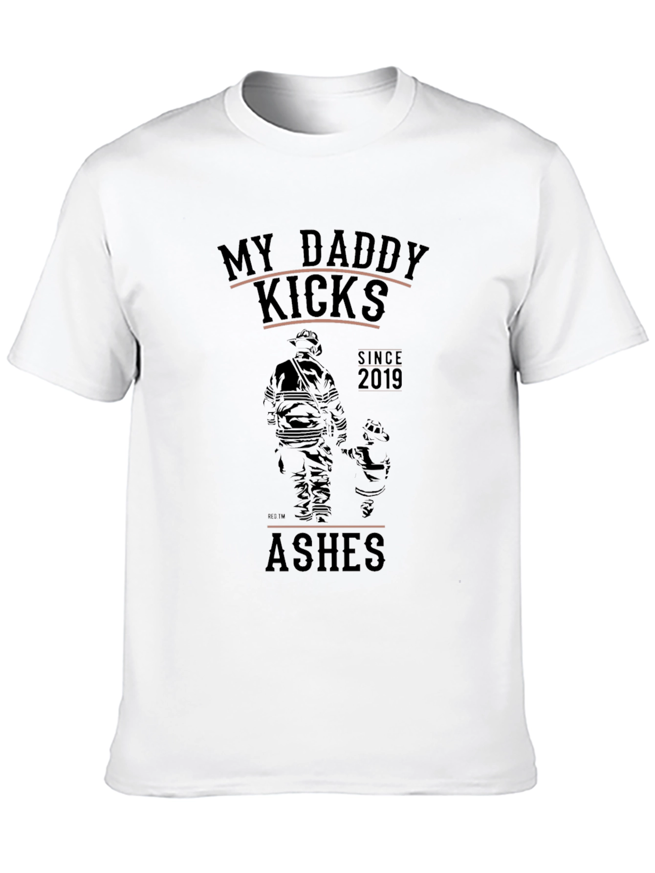 Camiseta Negra: Mi Papá Kicks Ashes Desde 2019