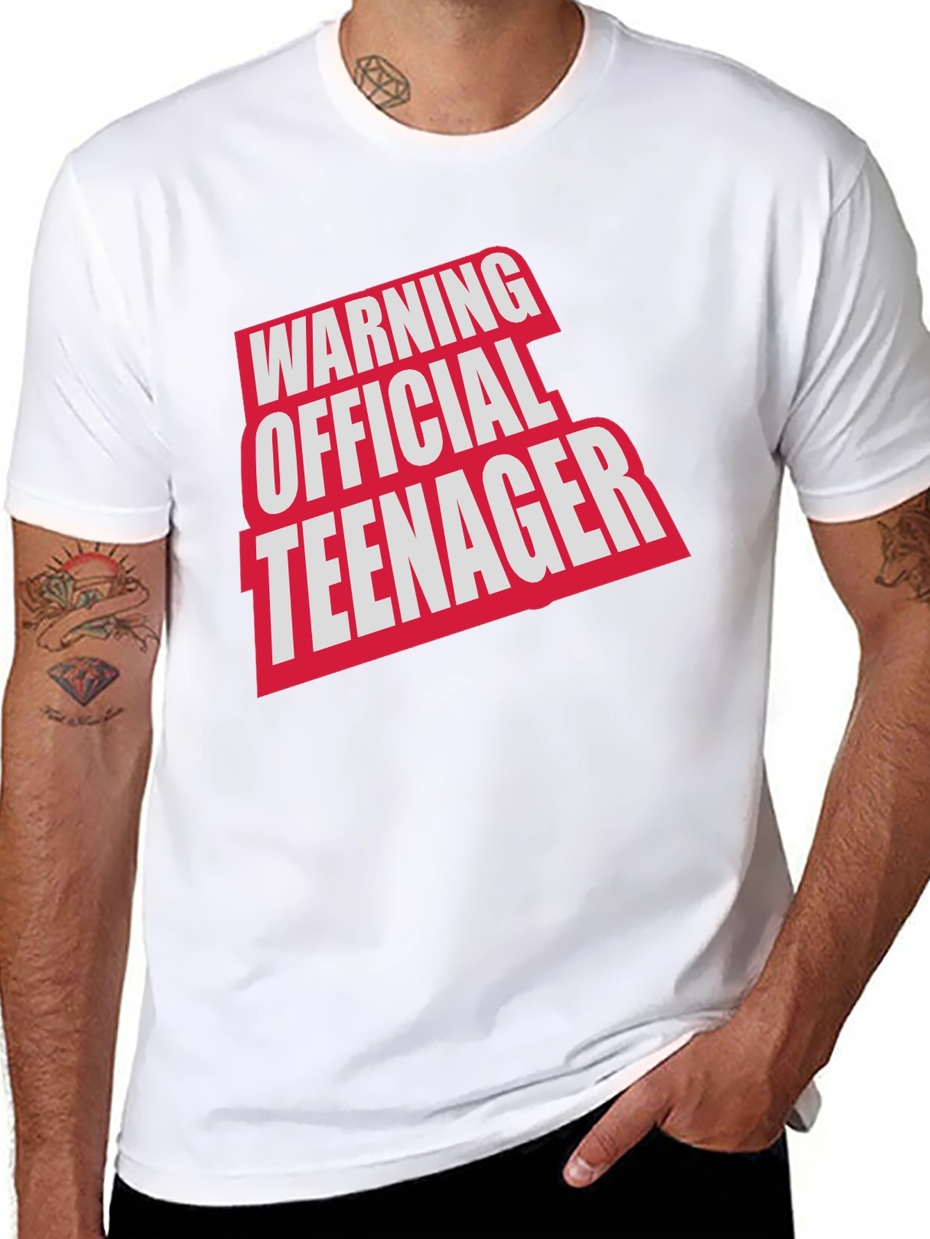 Camiseta Negra Official Teenager