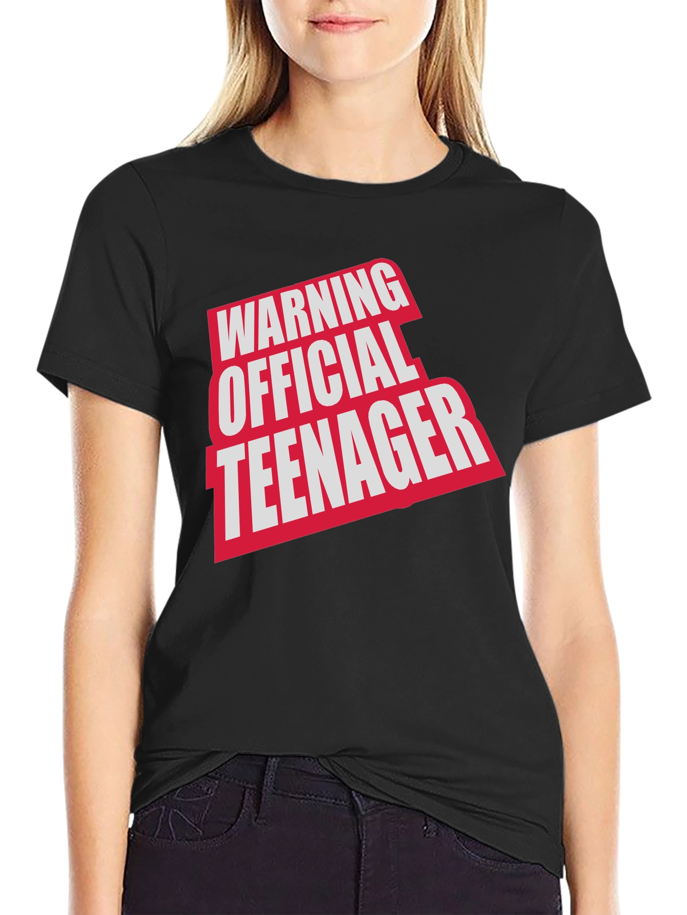 Camiseta Negra Official Teenager
