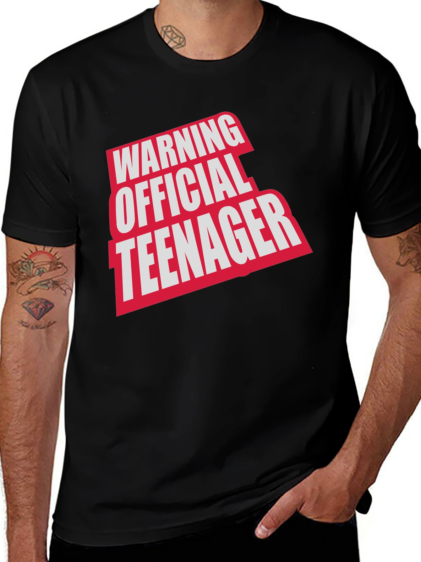 Camiseta Negra Official Teenager