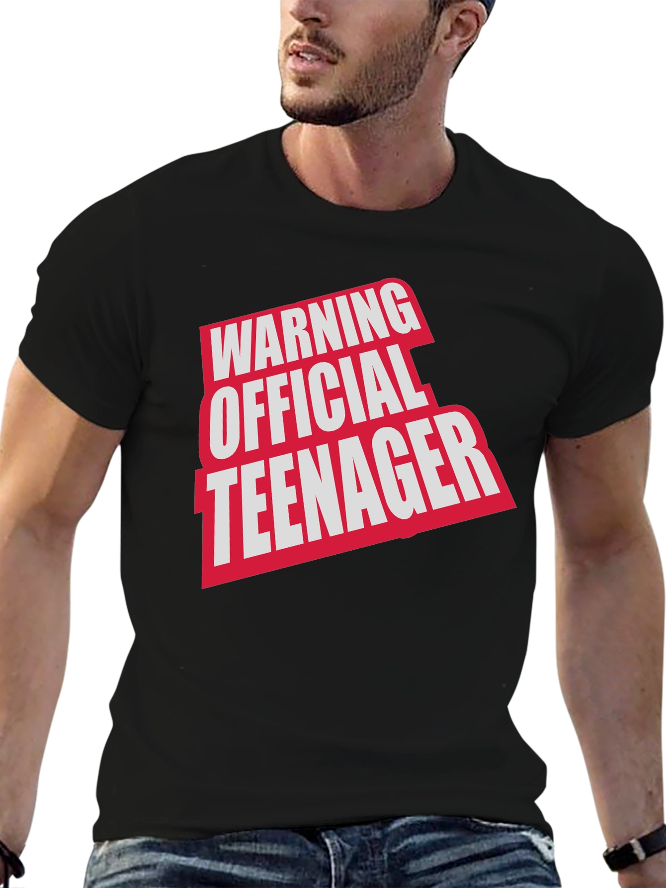 Camiseta Negra Official Teenager