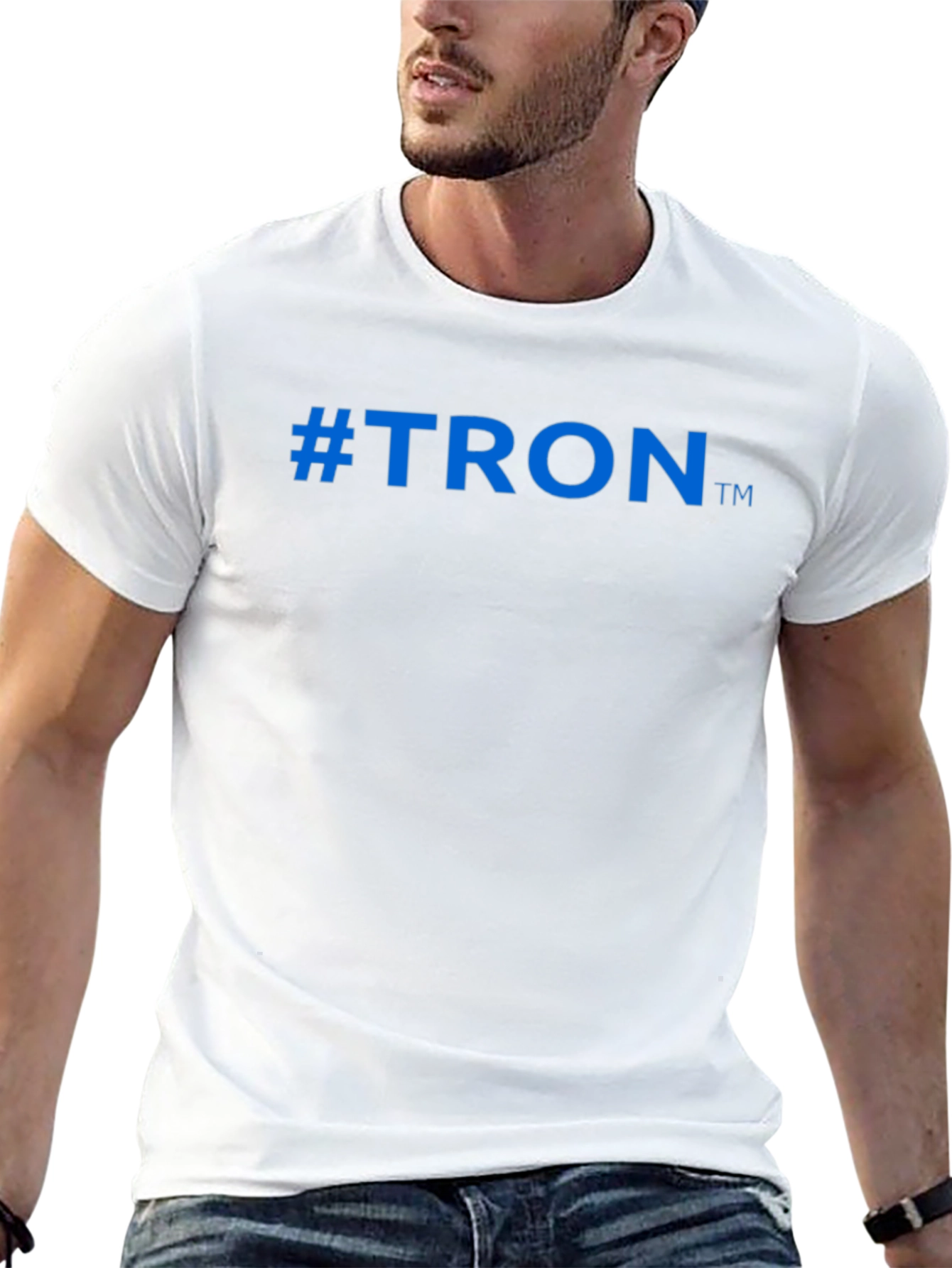 Camiseta Negra #TRON para Hombre
