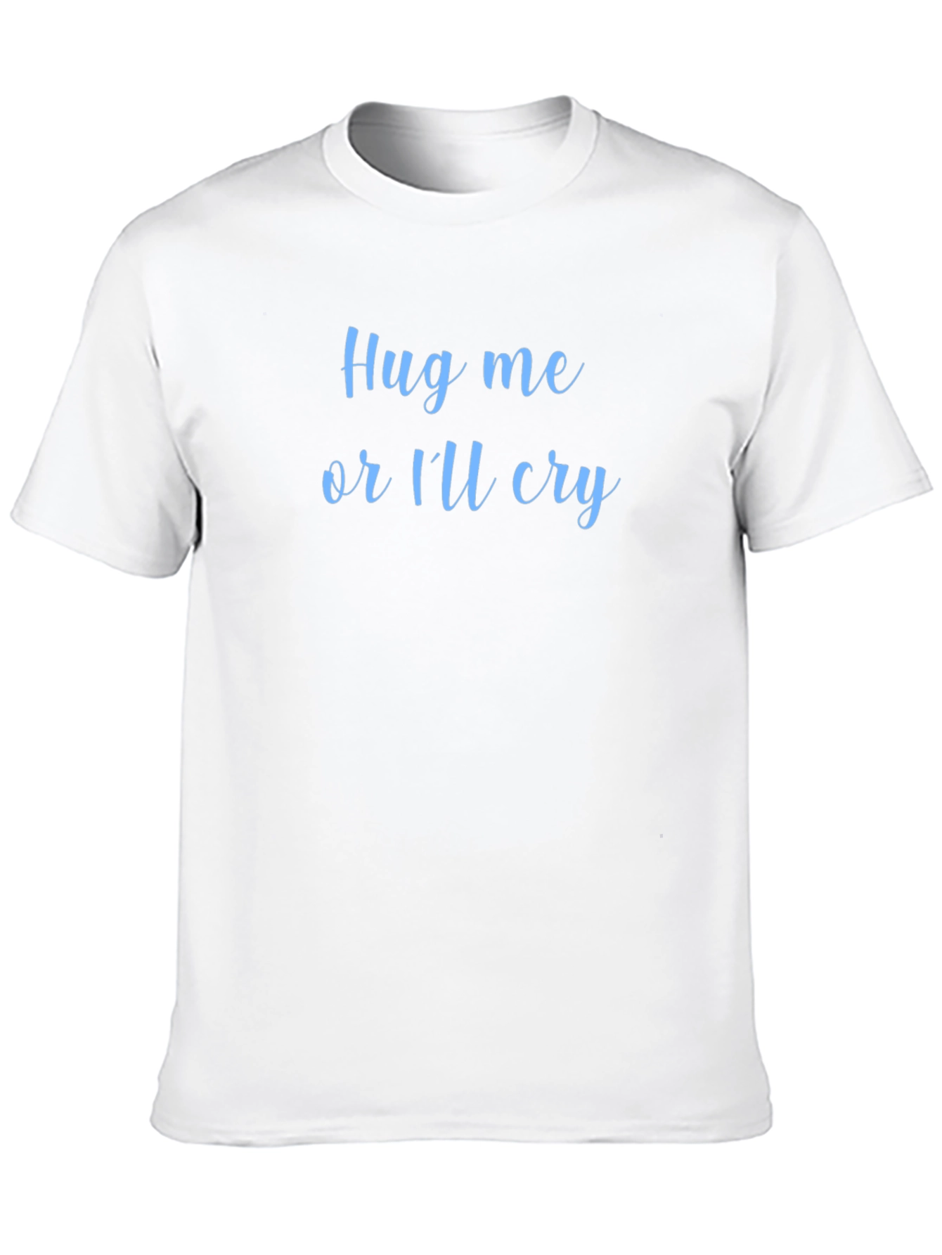 Camiseta Negra Abrázame o Lloraré