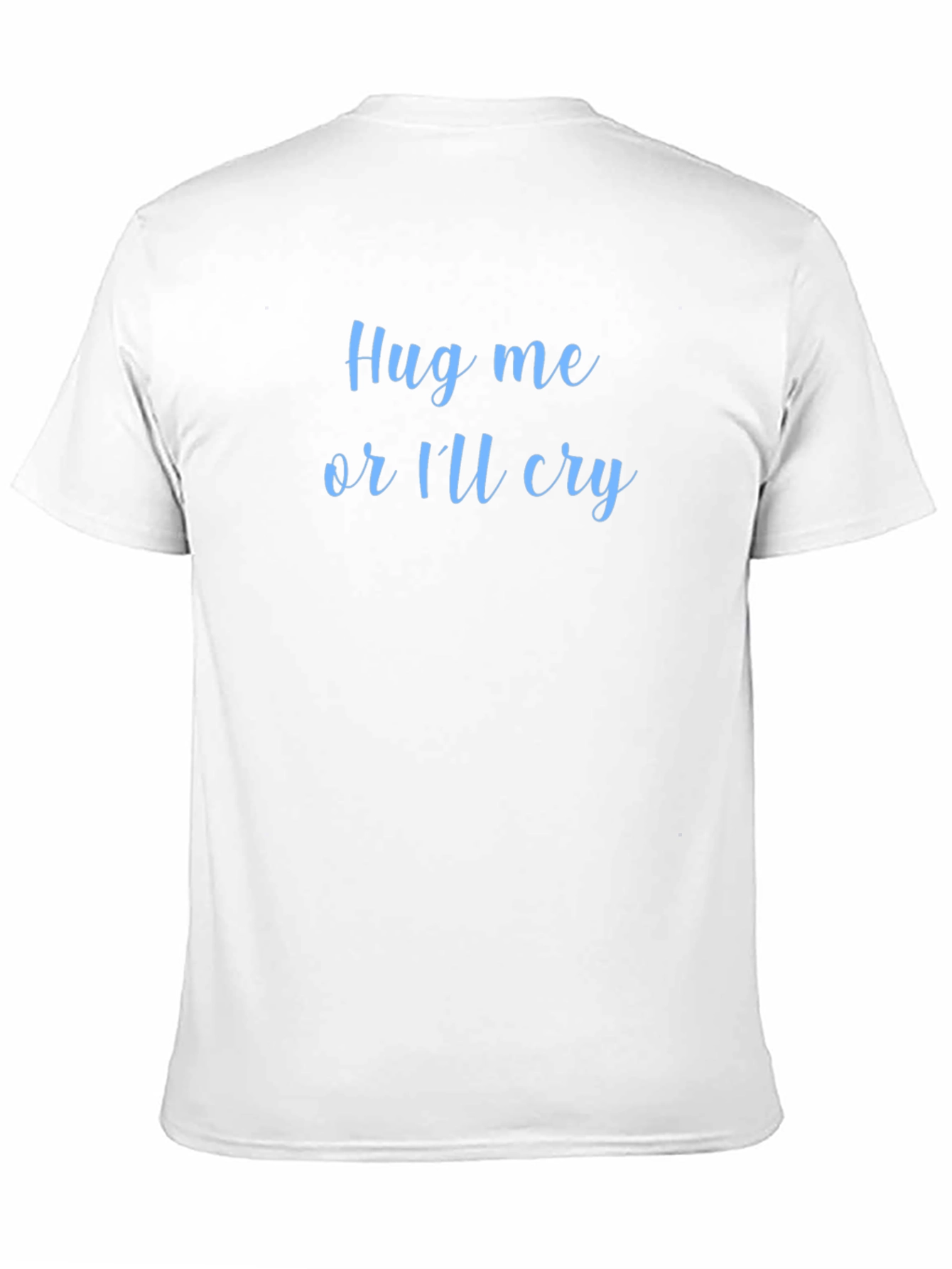 Camiseta Negra Abrázame o Lloraré
