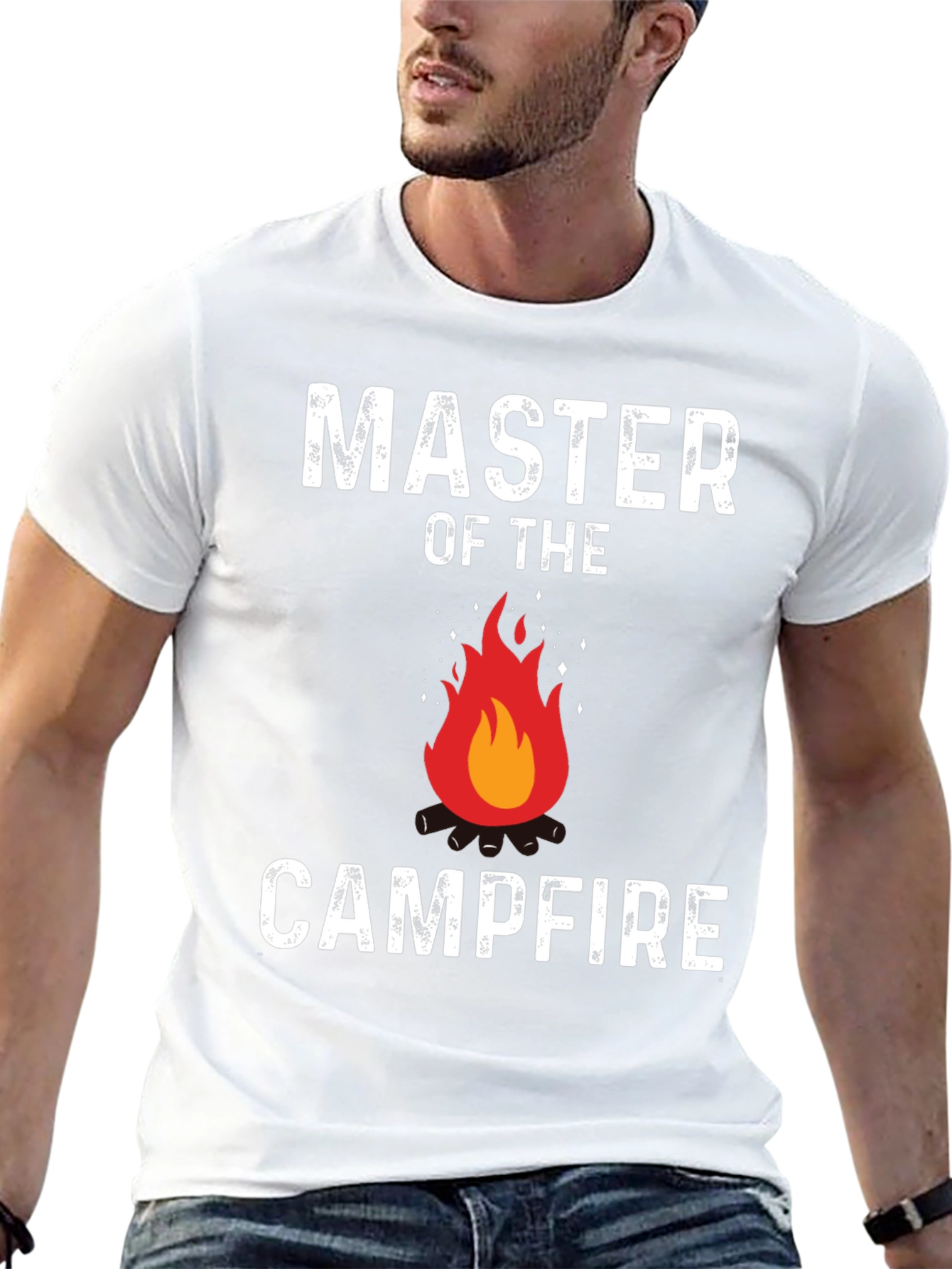 Camiseta Master of the Campfire Negra para Hombre