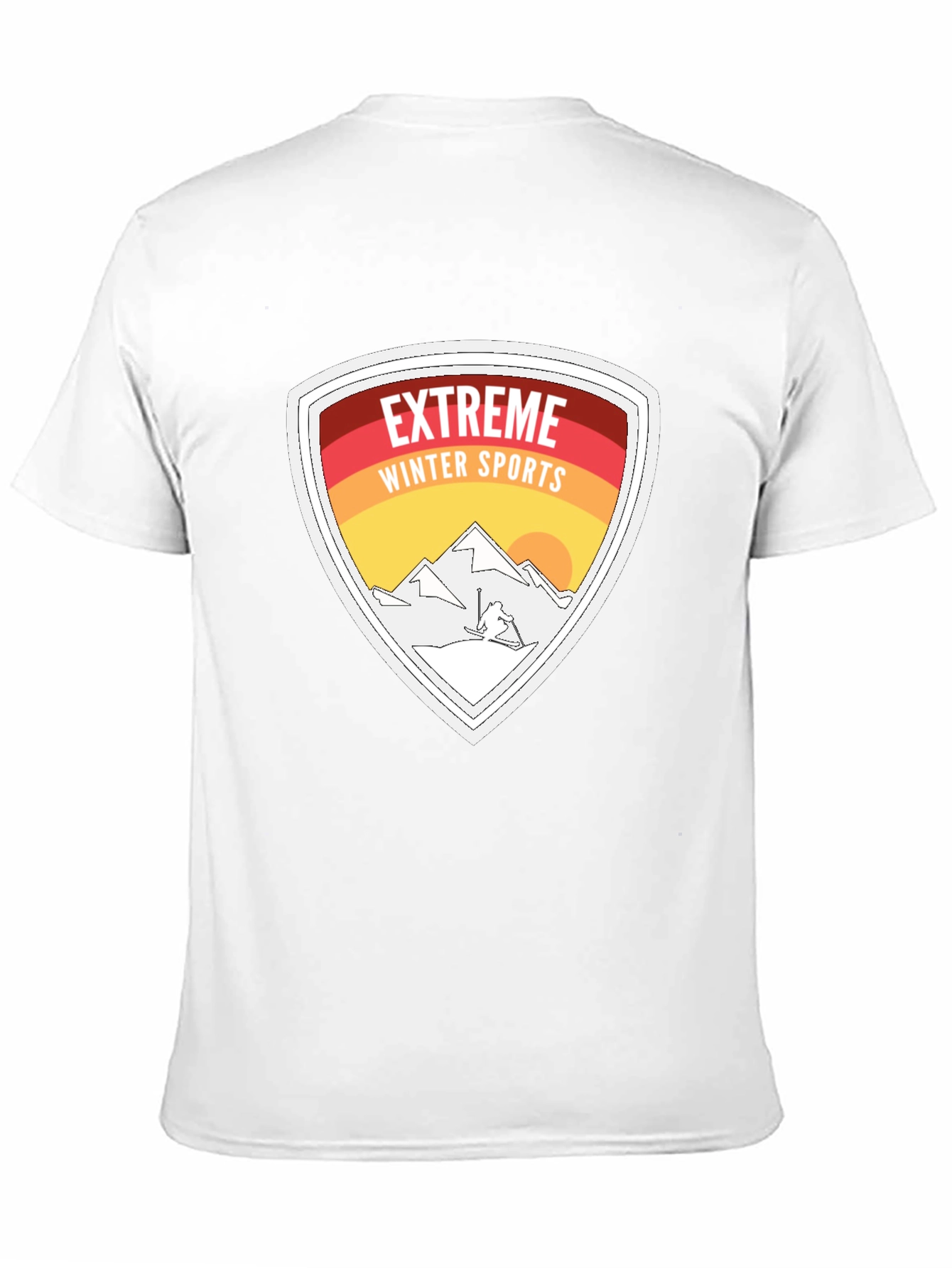 Camiseta Negra Deportes Extremos Invierno
