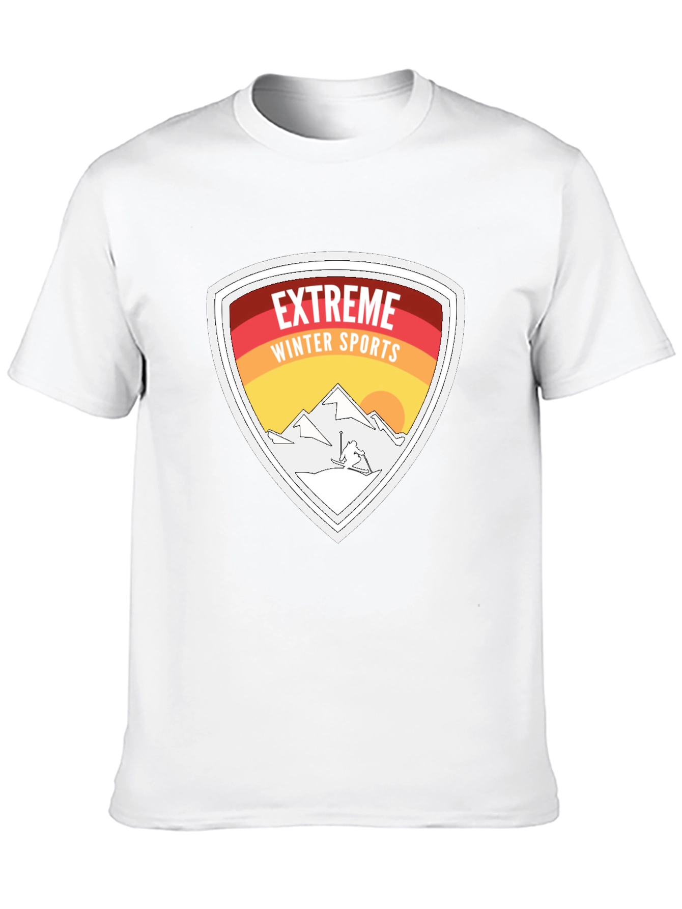 Camiseta Negra Deportes Extremos Invierno