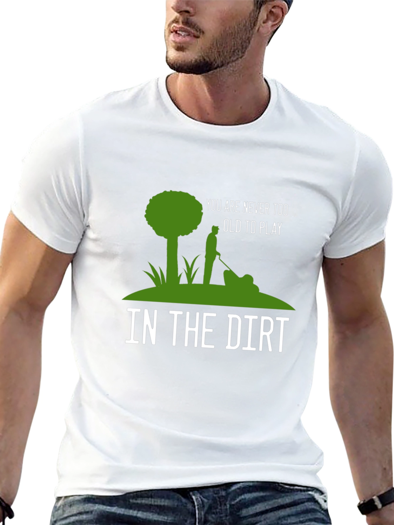 Camiseta Hombre: Jardinería Divertida
