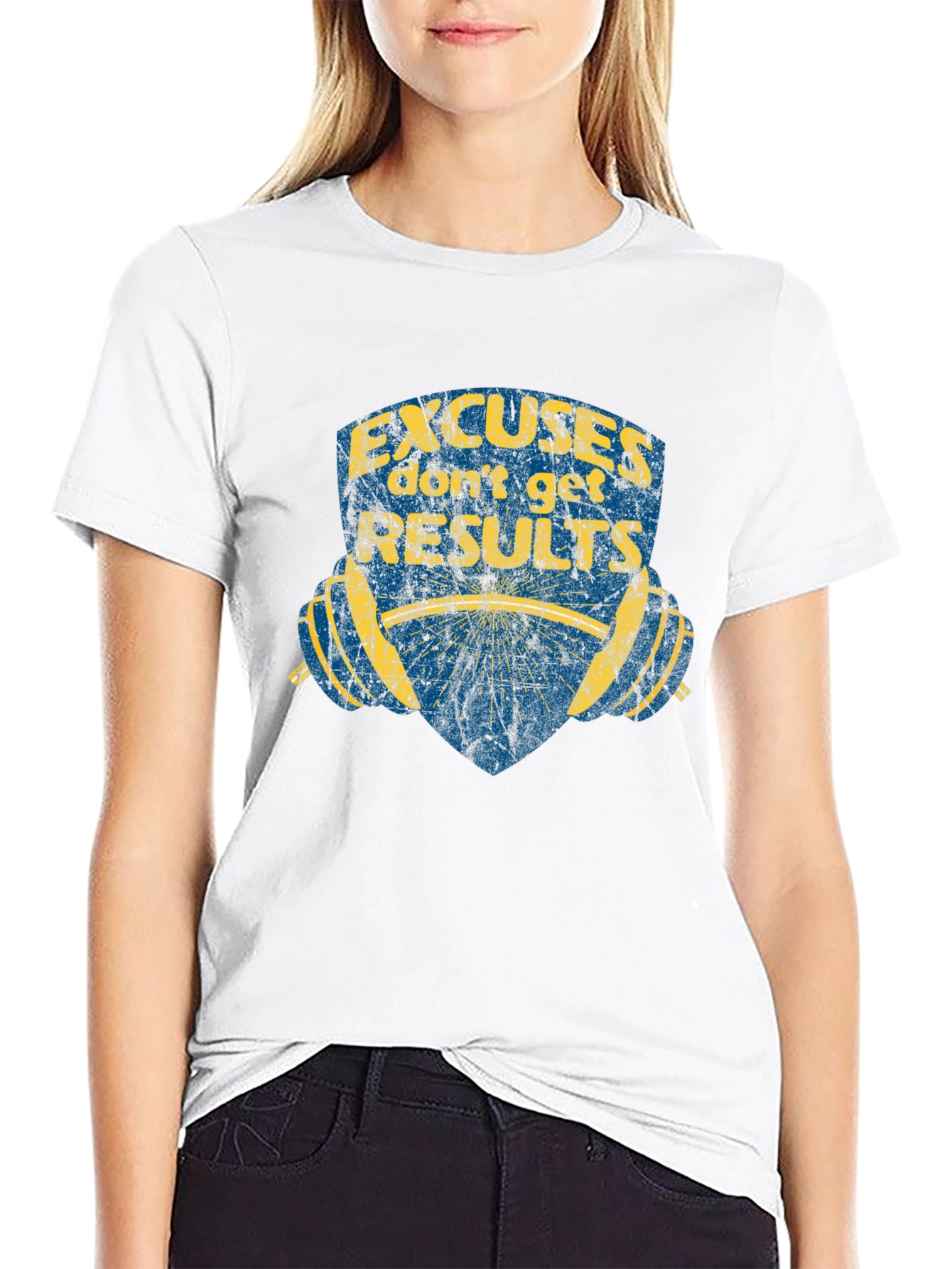 Camiseta Negra de Entrenamieno - Sin Excusas