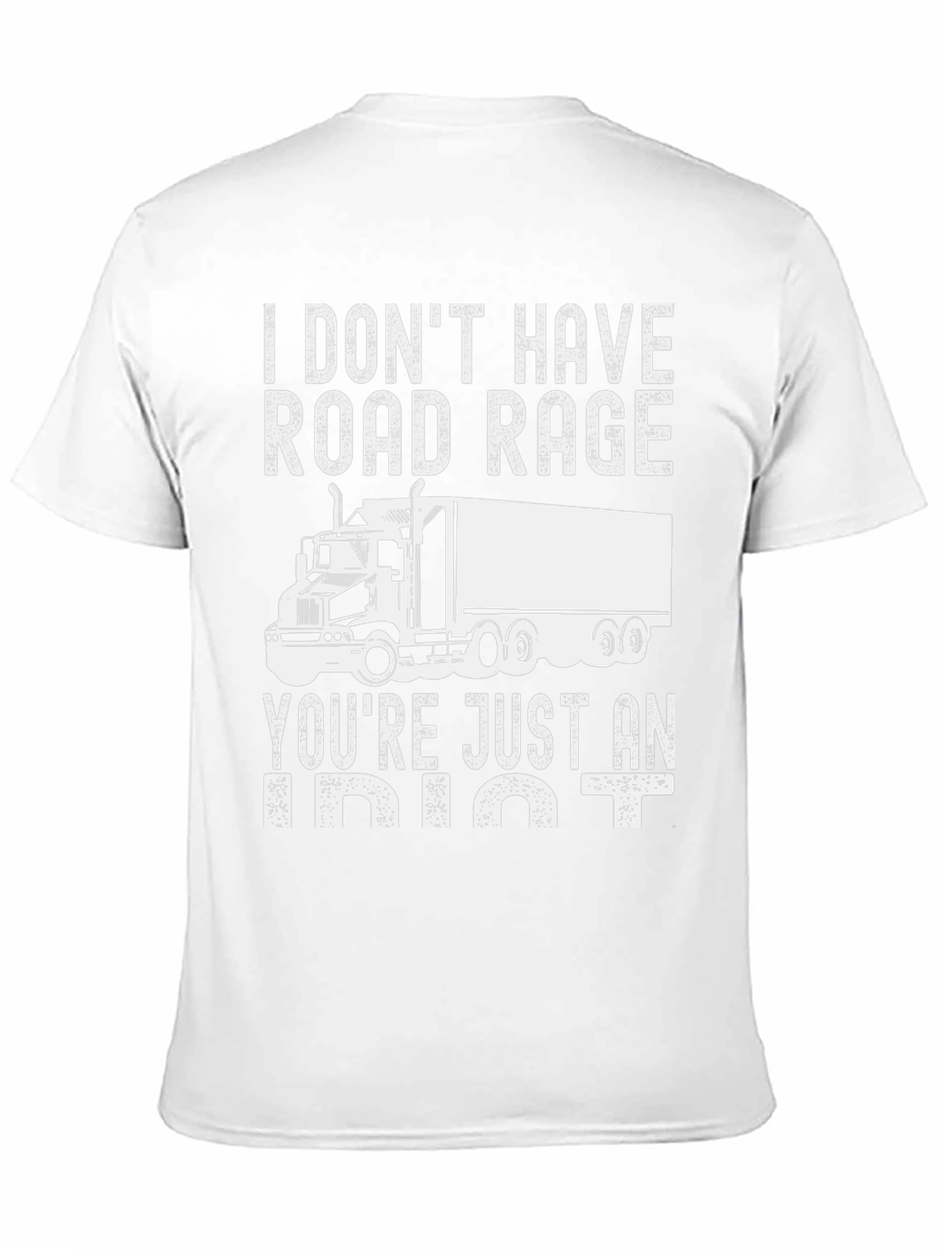 Camiseta Trucker: Sin Ira al Volante Solo Idiotas