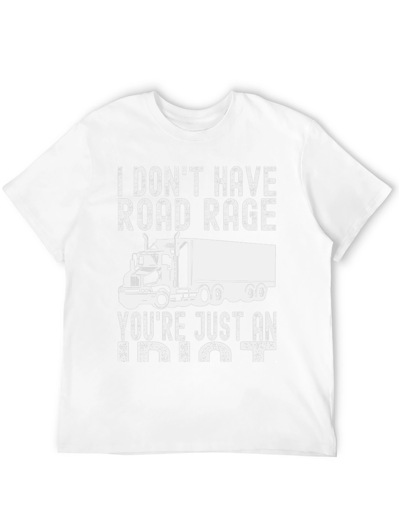 Camiseta Trucker: Sin Ira al Volante Solo Idiotas