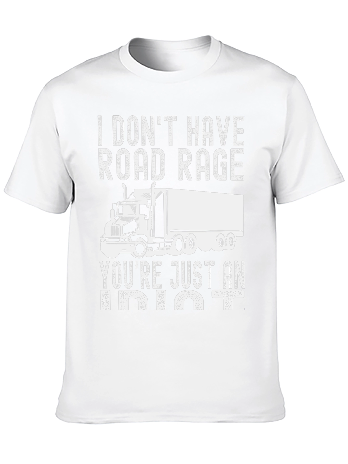 Camiseta Trucker: Sin Ira al Volante Solo Idiotas