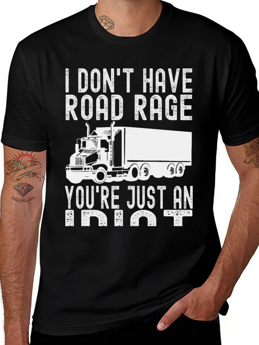 Camiseta Trucker: Sin Ira al Volante Solo Idiotas