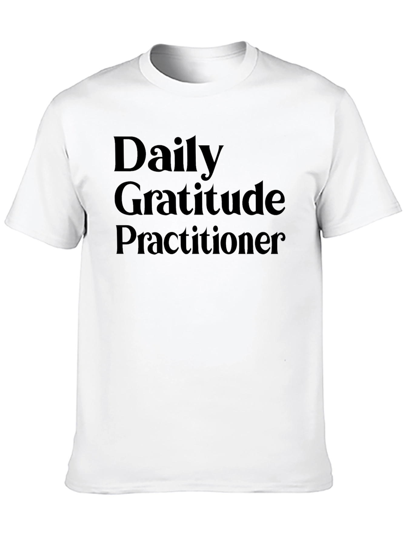 Camiseta Negra: Gratitud Diaria