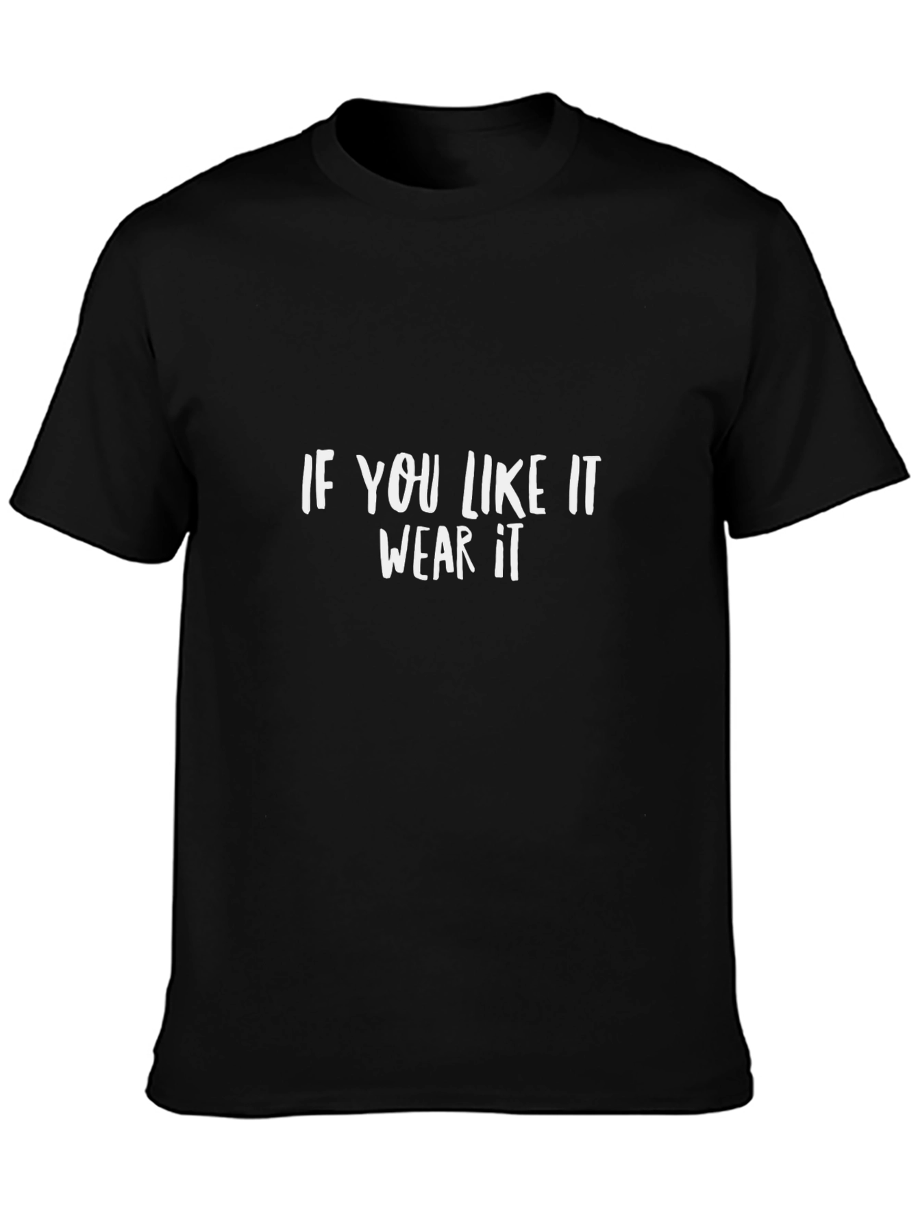 Camiseta Negra con Frase Si te gusta úsala