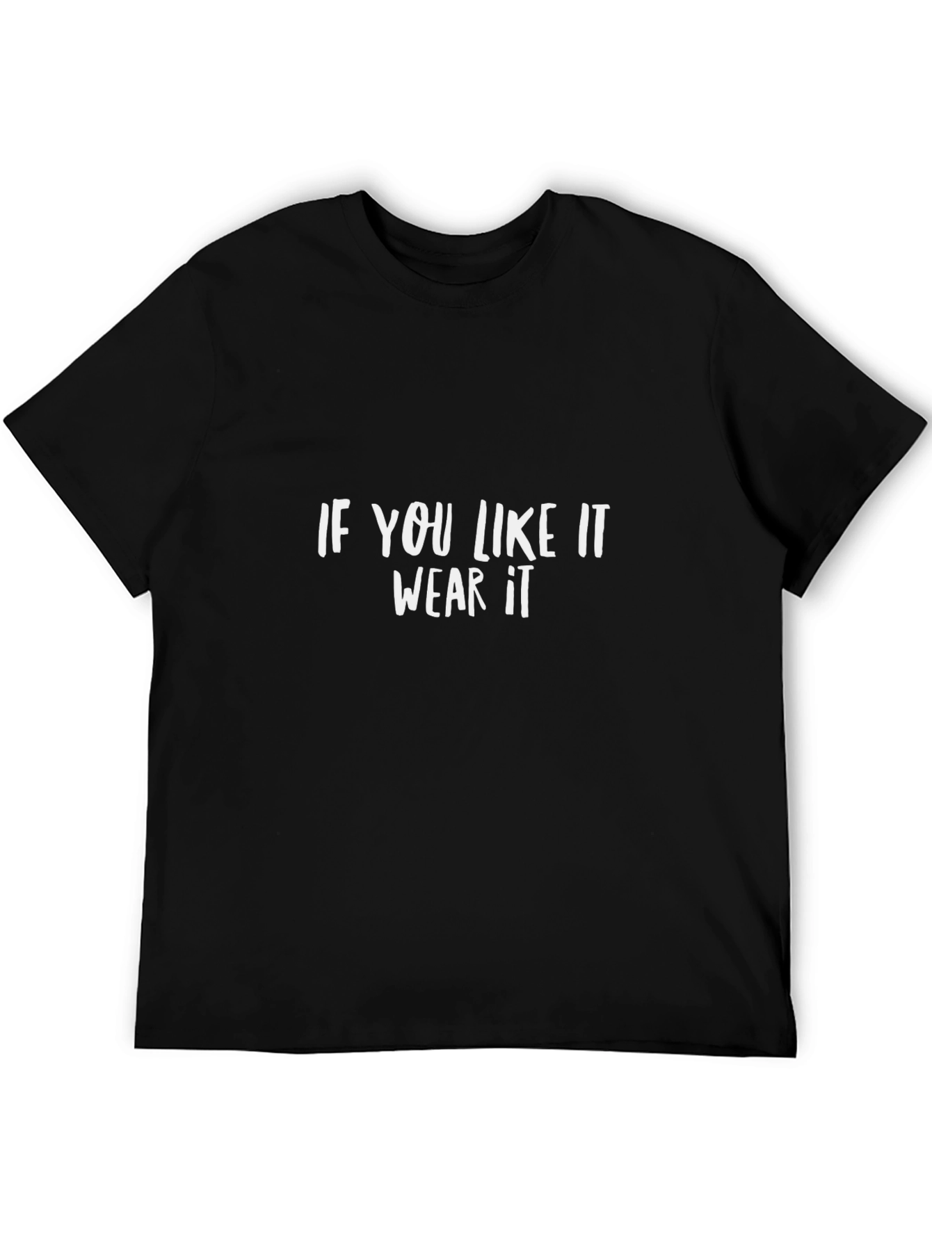 Camiseta Negra con Frase Si te gusta úsala