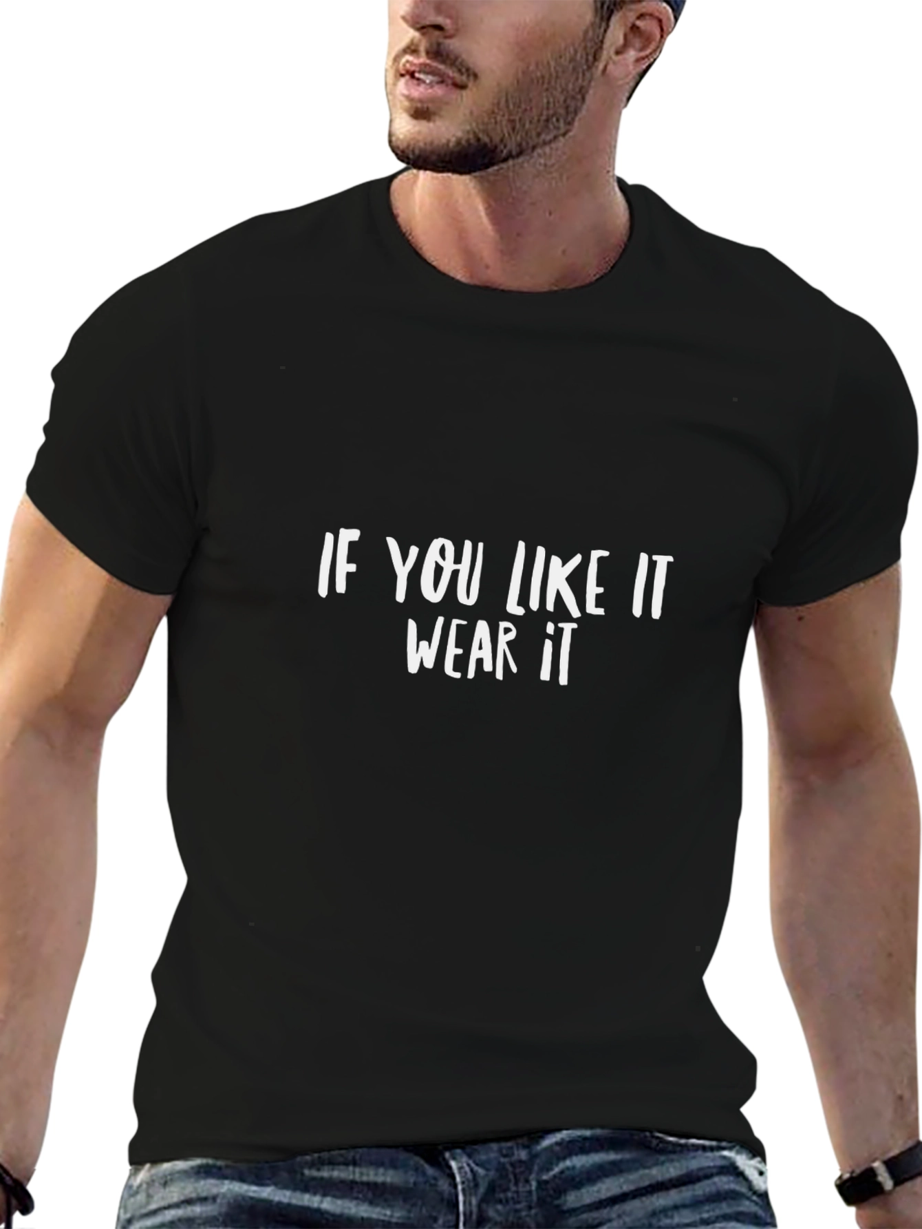 Camiseta Negra con Frase Si te gusta úsala