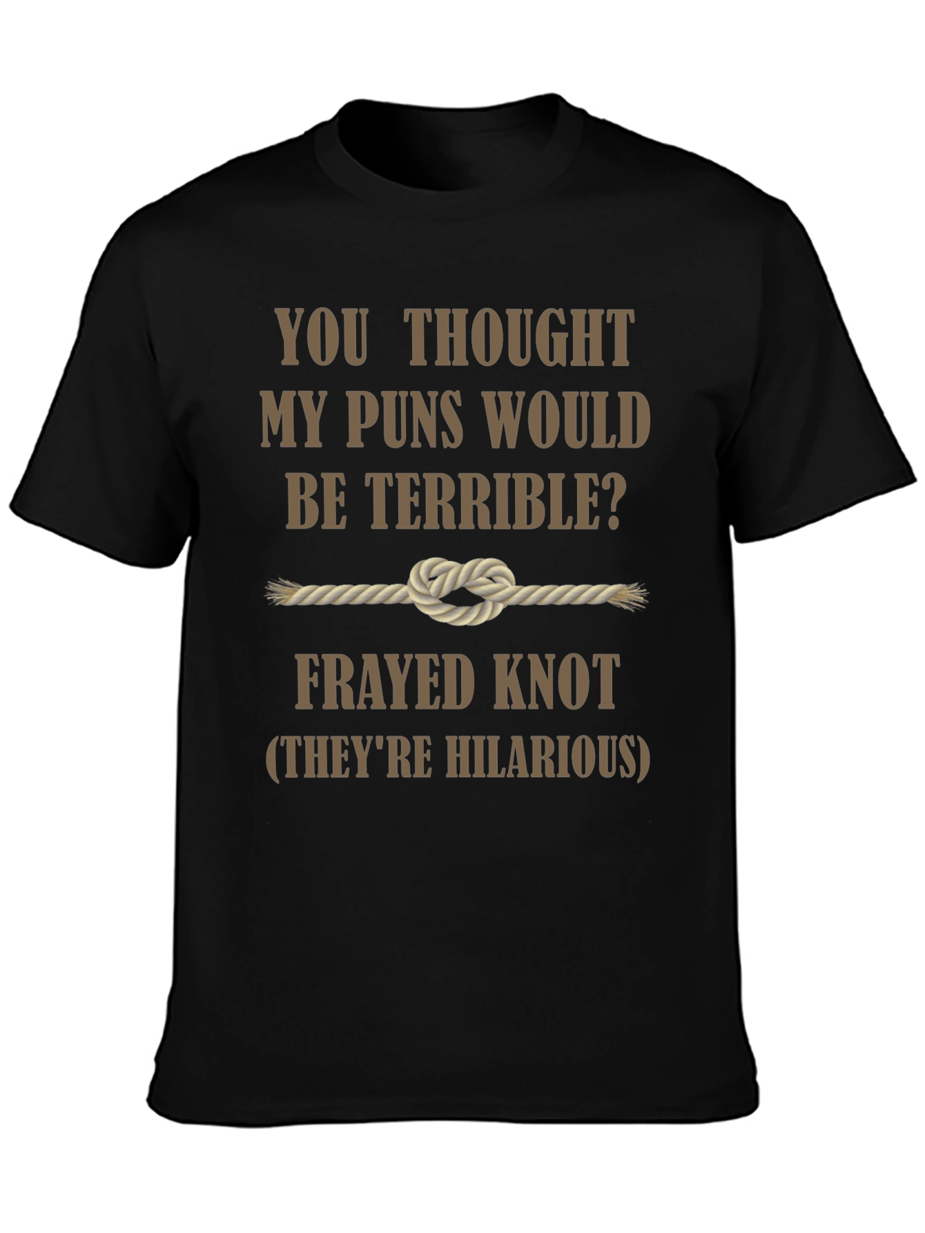 Camiseta Humorística Nudo Deshilachado: ¡Puns Hilarantes!