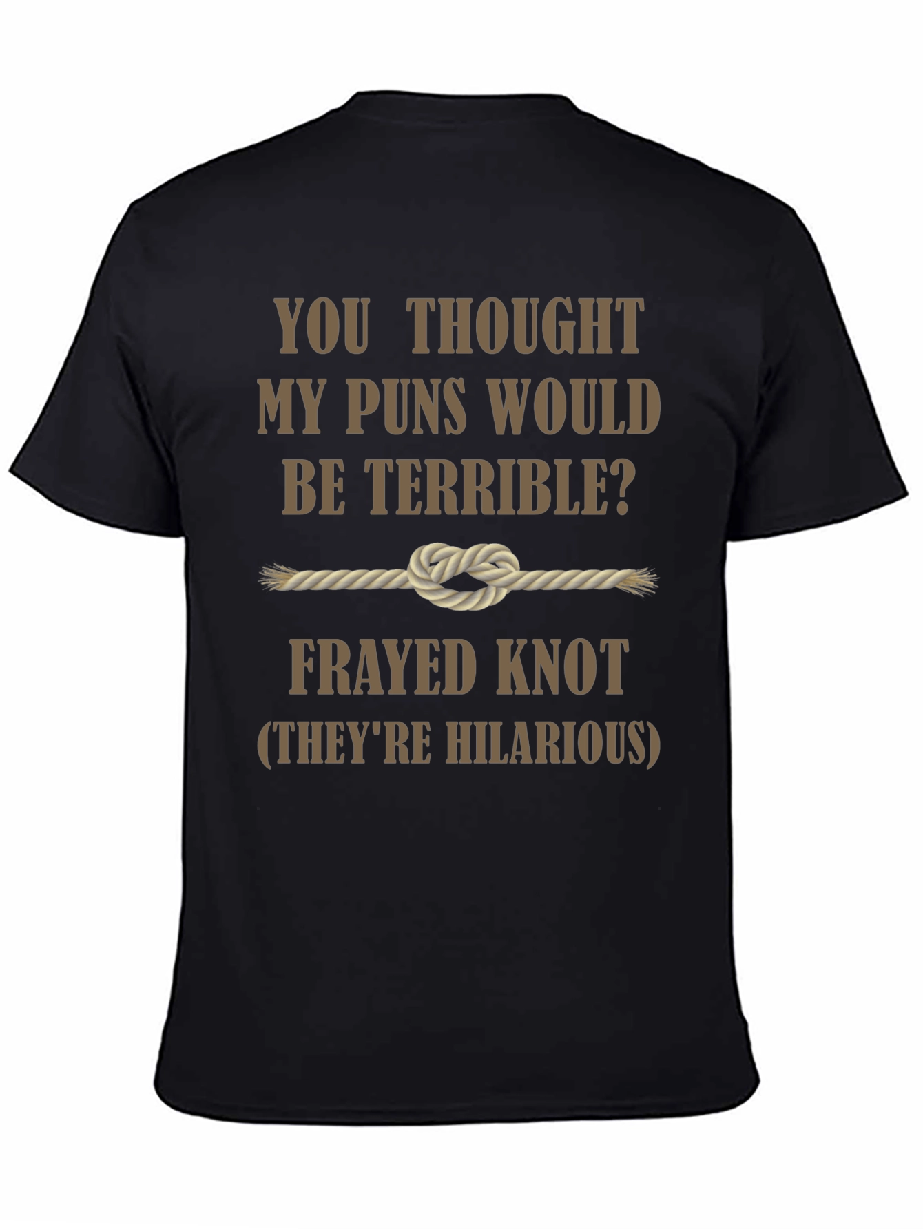 Camiseta Humorística Nudo Deshilachado: ¡Puns Hilarantes!