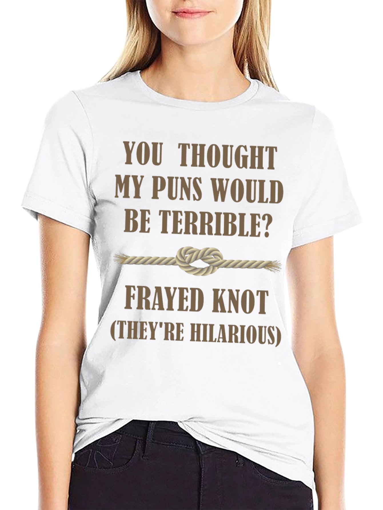 Camiseta Humorística Nudo Deshilachado: ¡Puns Hilarantes!