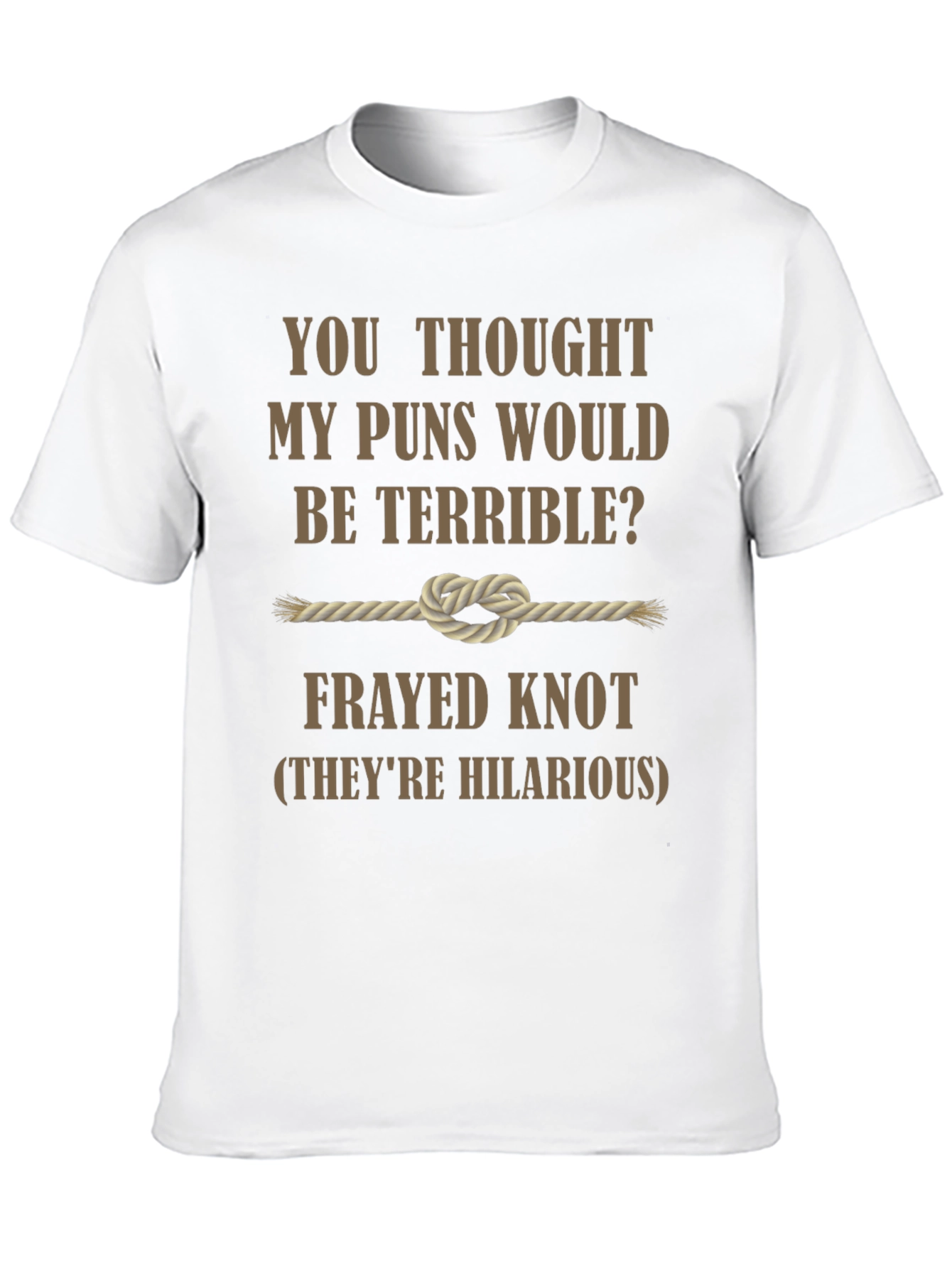 Camiseta Humorística Nudo Deshilachado: ¡Puns Hilarantes!