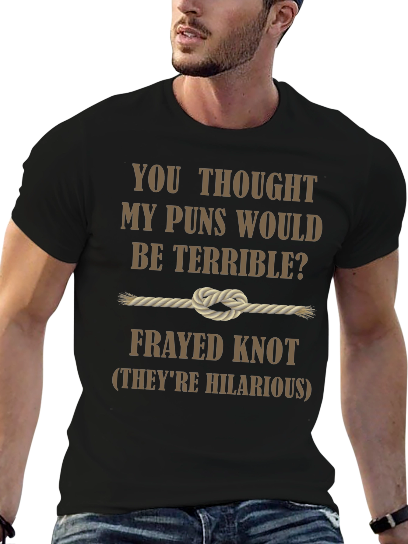 Camiseta Humorística Nudo Deshilachado: ¡Puns Hilarantes!