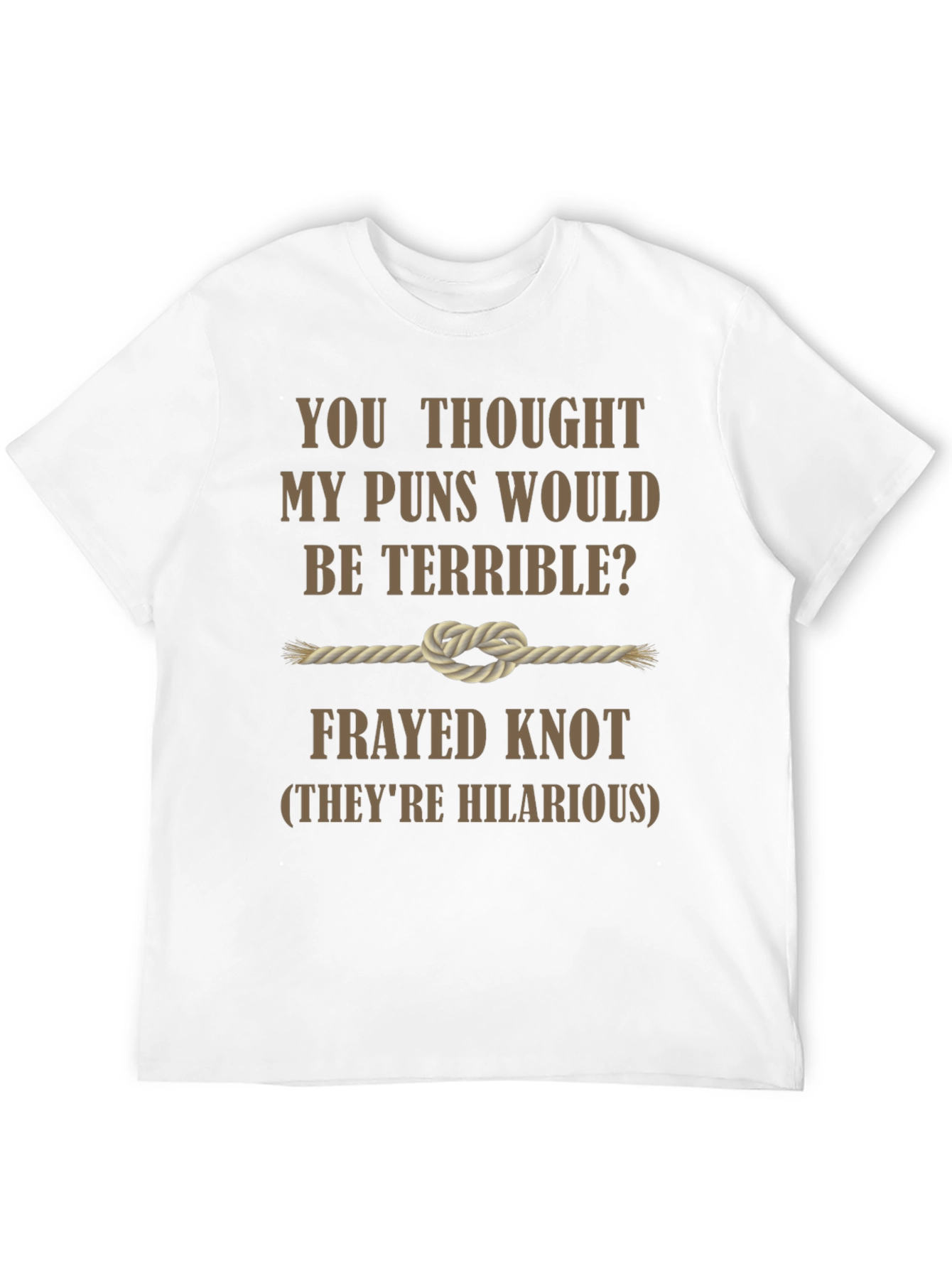 Camiseta Humorística Nudo Deshilachado: ¡Puns Hilarantes!