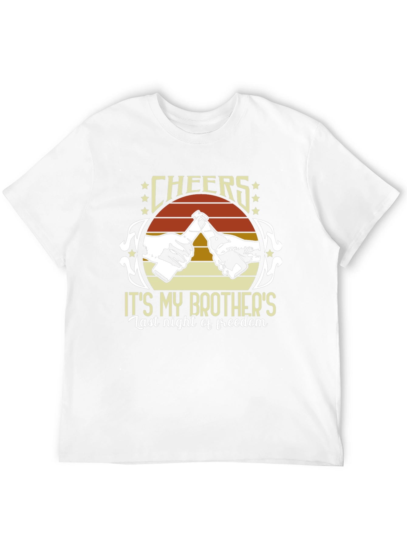 Camiseta Cheers Its My Brothers Last Night of Freedom