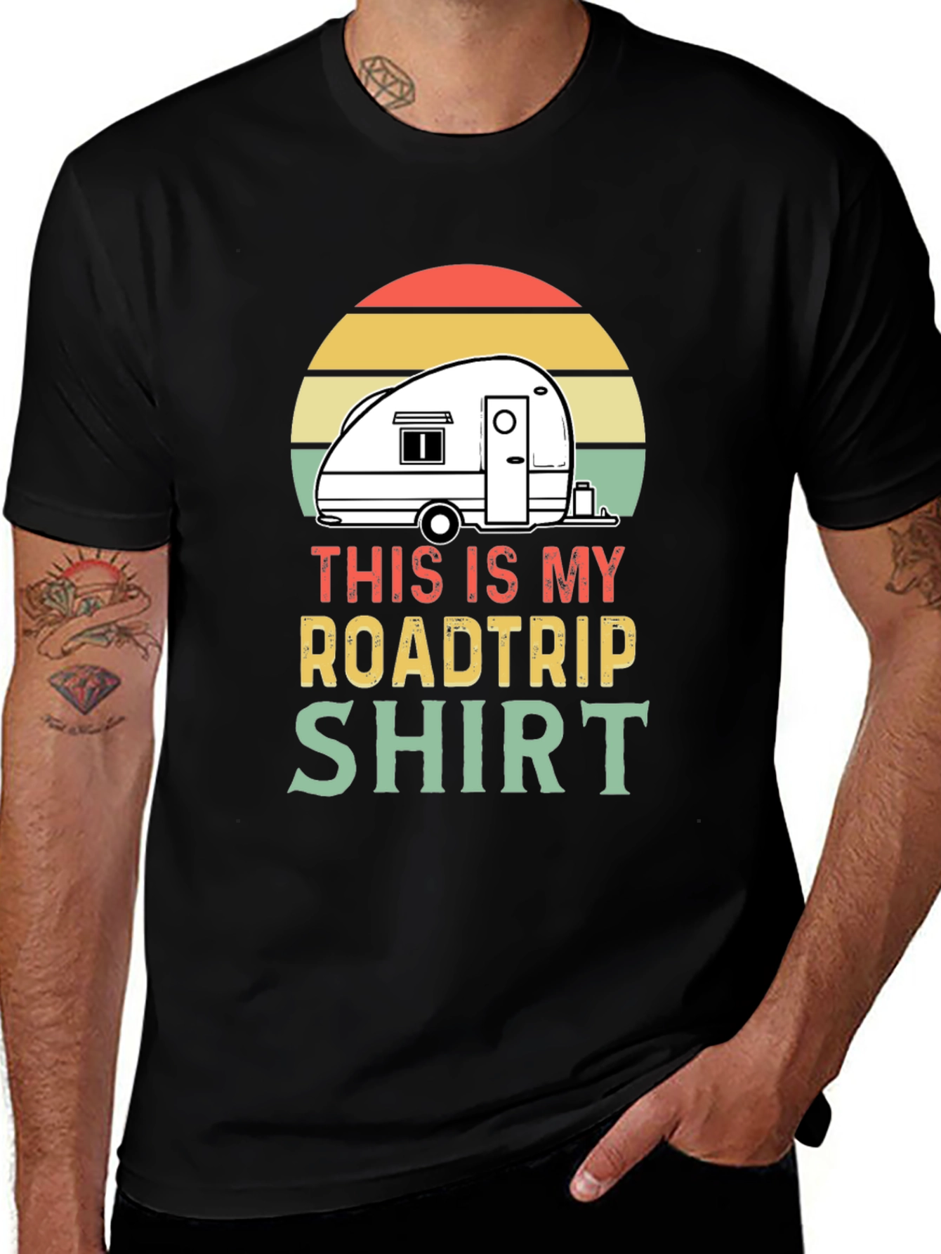 Camiseta Negra This is my Roadtrip Shirt