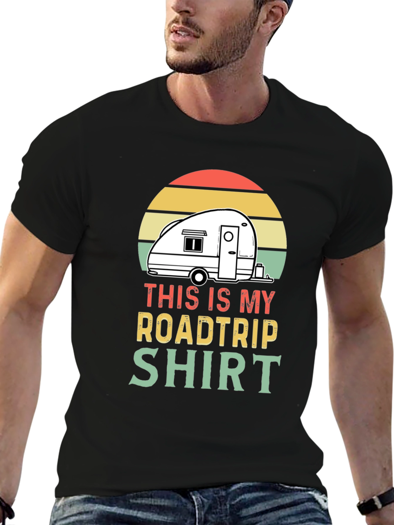 Camiseta Negra This is my Roadtrip Shirt