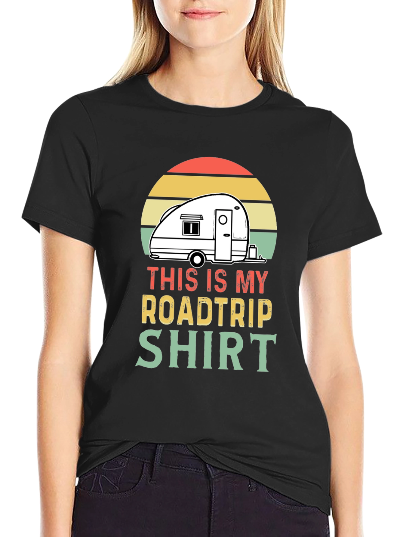 Camiseta Negra This is my Roadtrip Shirt