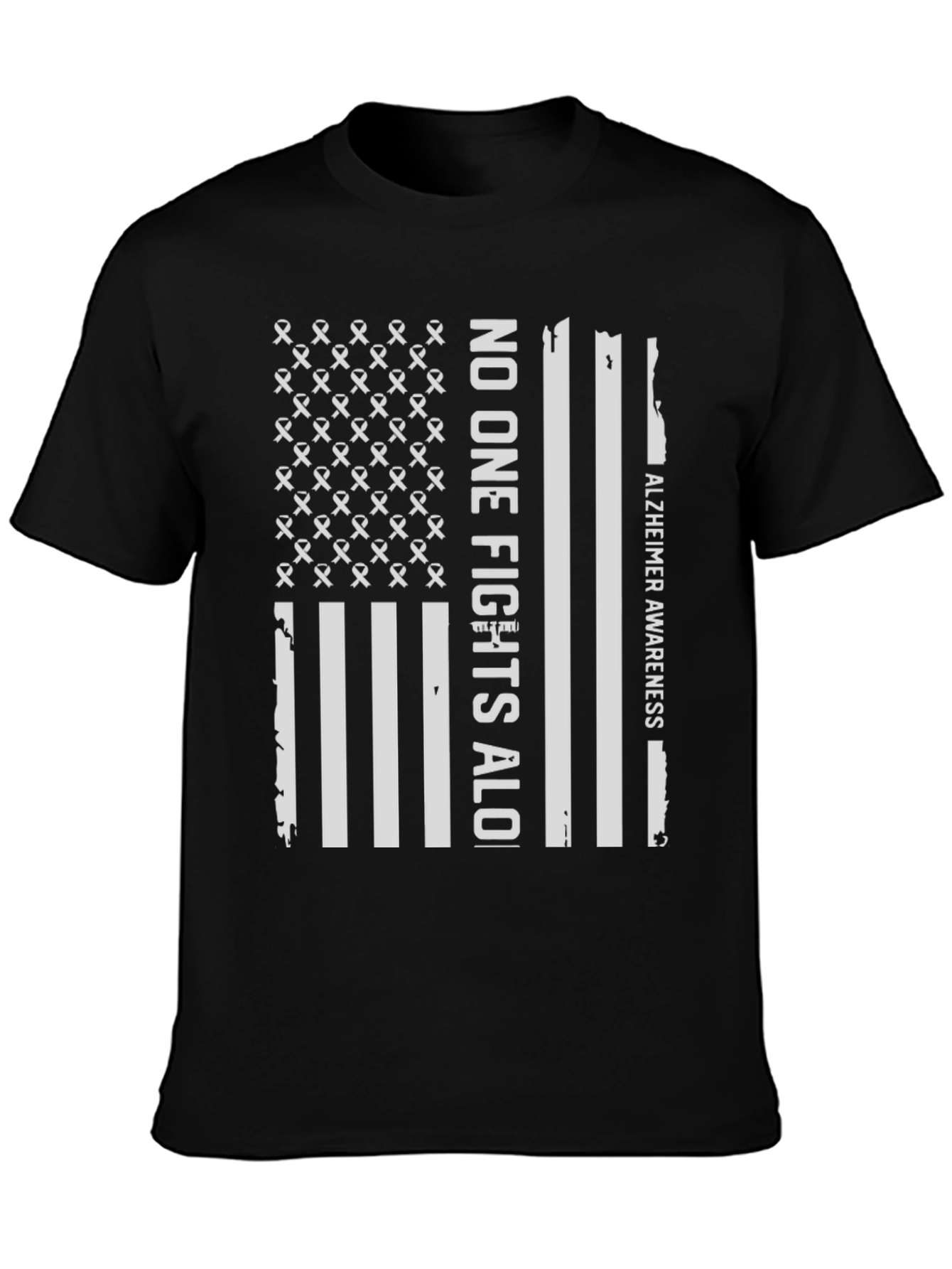 Camiseta Conciencia Alzheimer - Nadie Lucha Solo