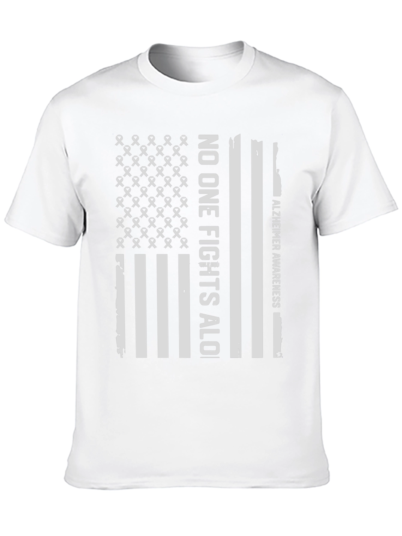 Camiseta Conciencia Alzheimer - Nadie Lucha Solo